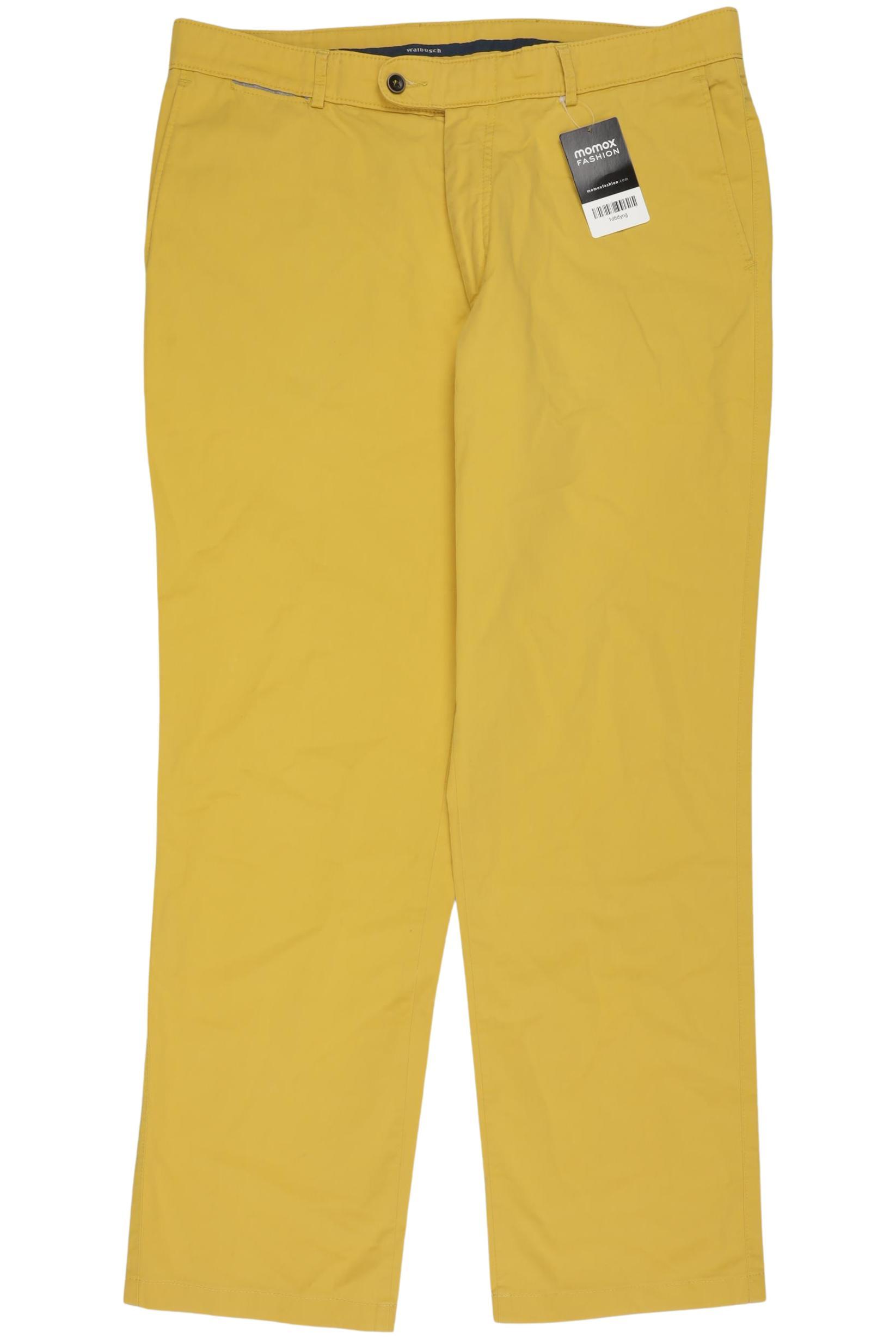 Thumbnail - Walbusch Herren Stoffhose, gelb, Gr. 52