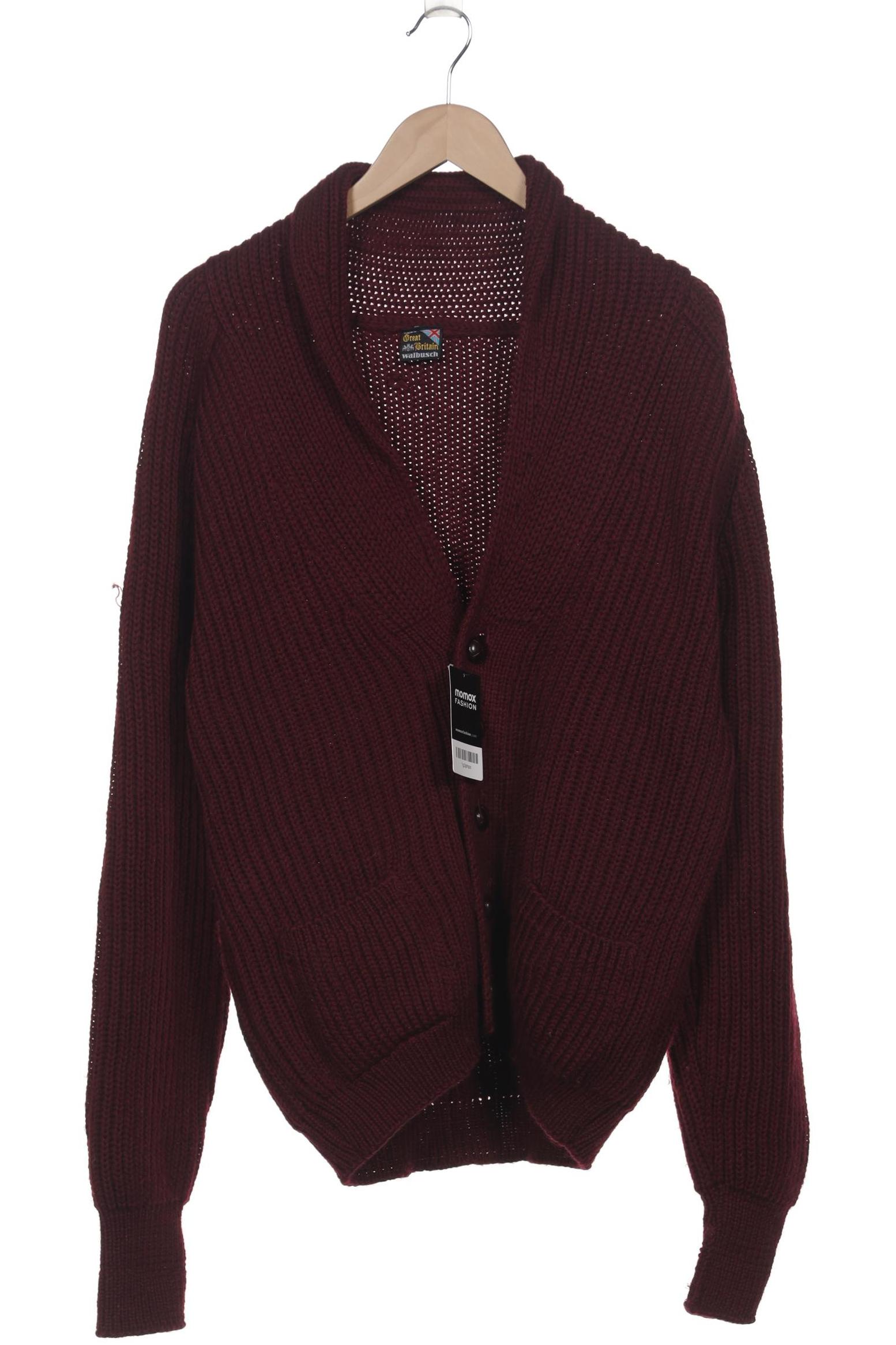 

Walbusch Herren Strickjacke, bordeaux, Gr. 52