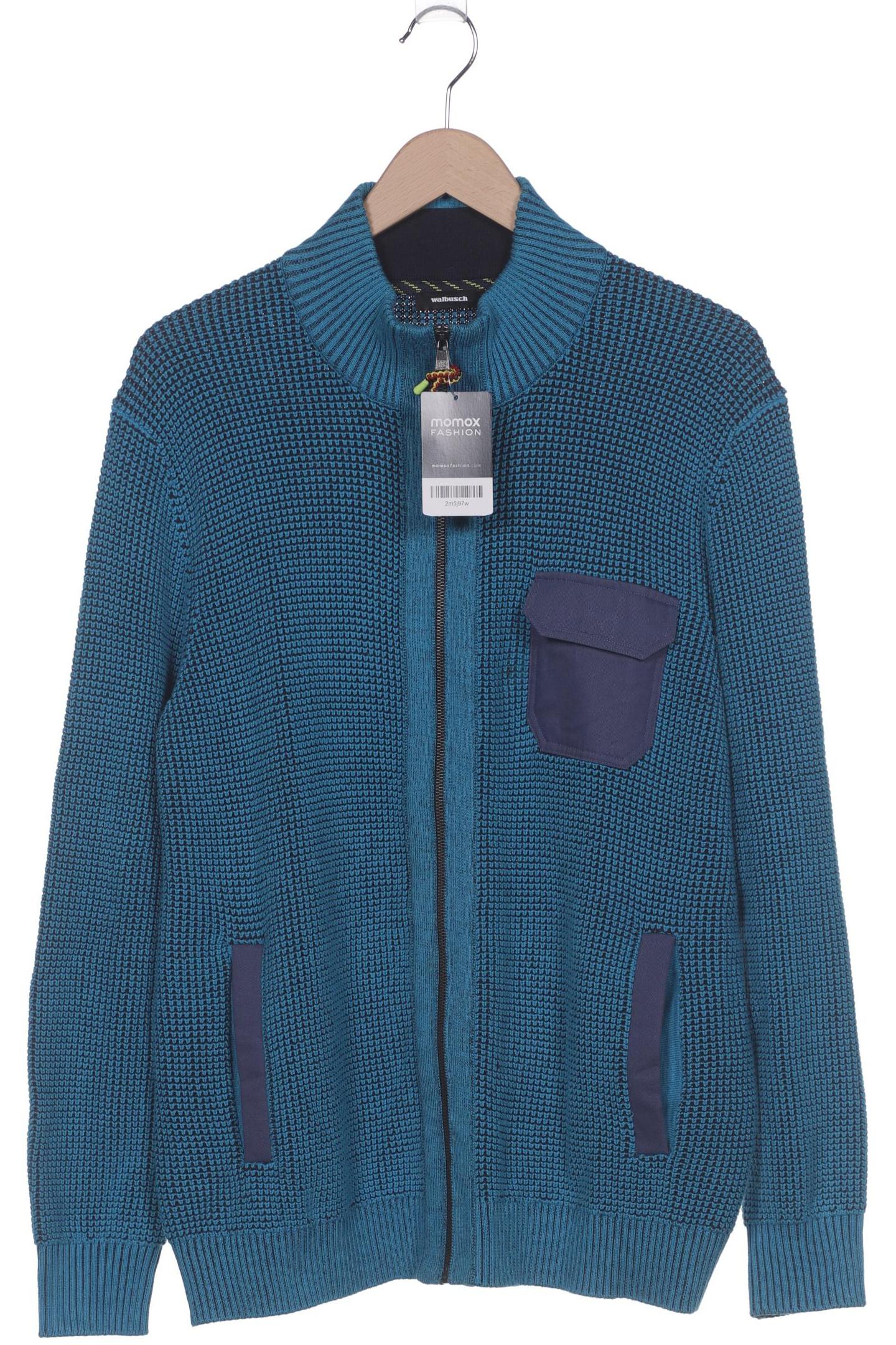 

Walbusch Herren Strickjacke, blau, Gr. 54