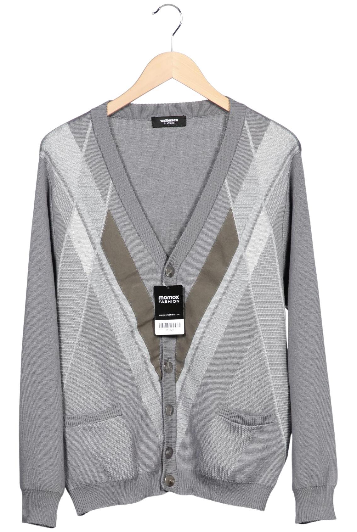 Thumbnail - Walbusch Herren Strickjacke, grau, Gr. 52