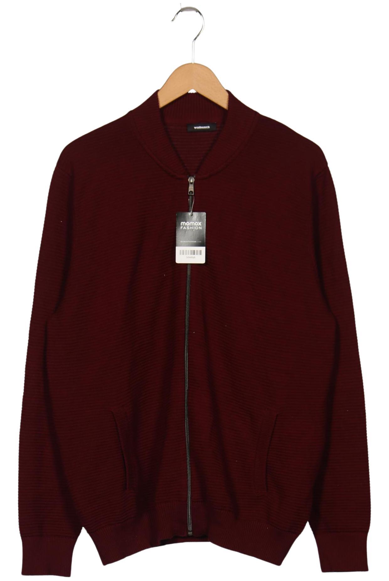 

Walbusch Herren Strickjacke, bordeaux, Gr. 54