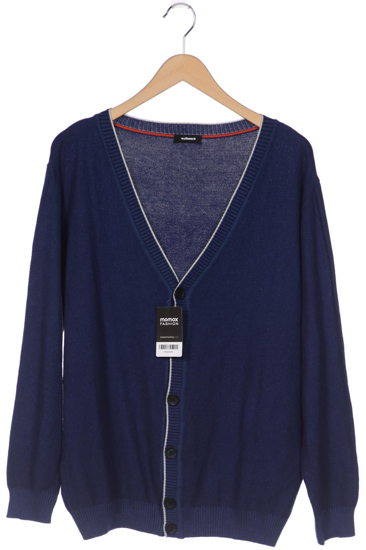 

Walbusch Herren Strickjacke, marineblau, Gr. 56