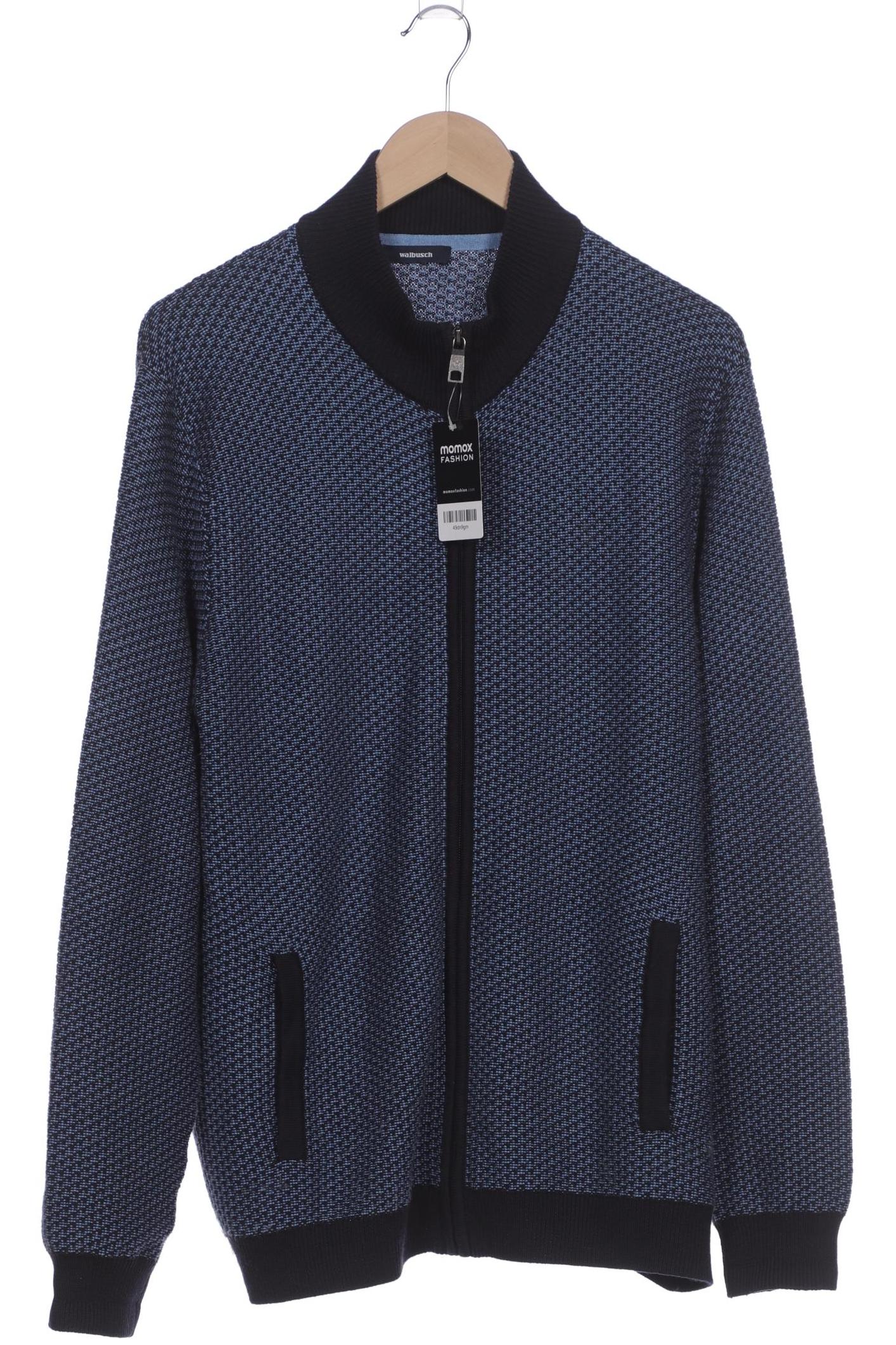 

Walbusch Herren Strickjacke, blau, Gr. 54