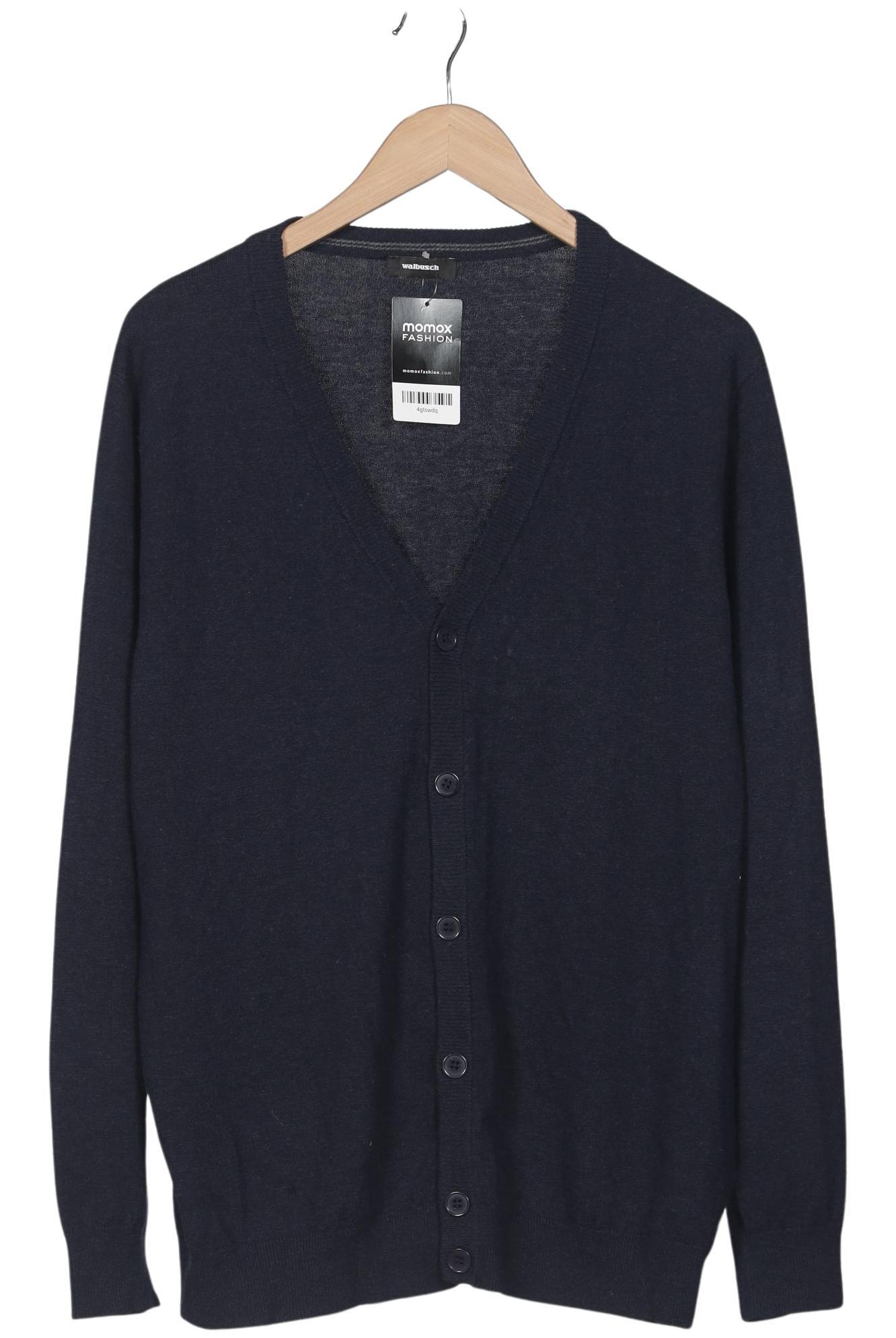 

Walbusch Herren Strickjacke, marineblau, Gr. 54