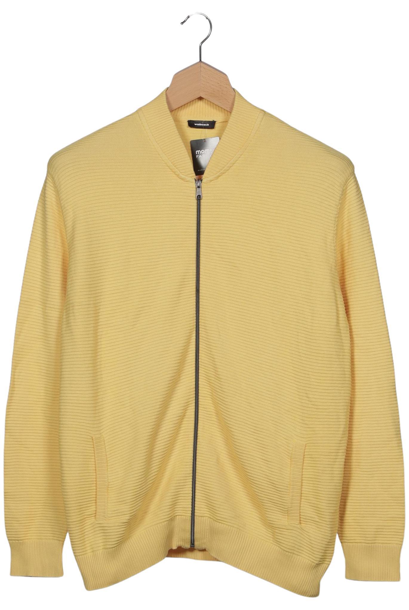 

Walbusch Herren Strickjacke, gelb, Gr. 56