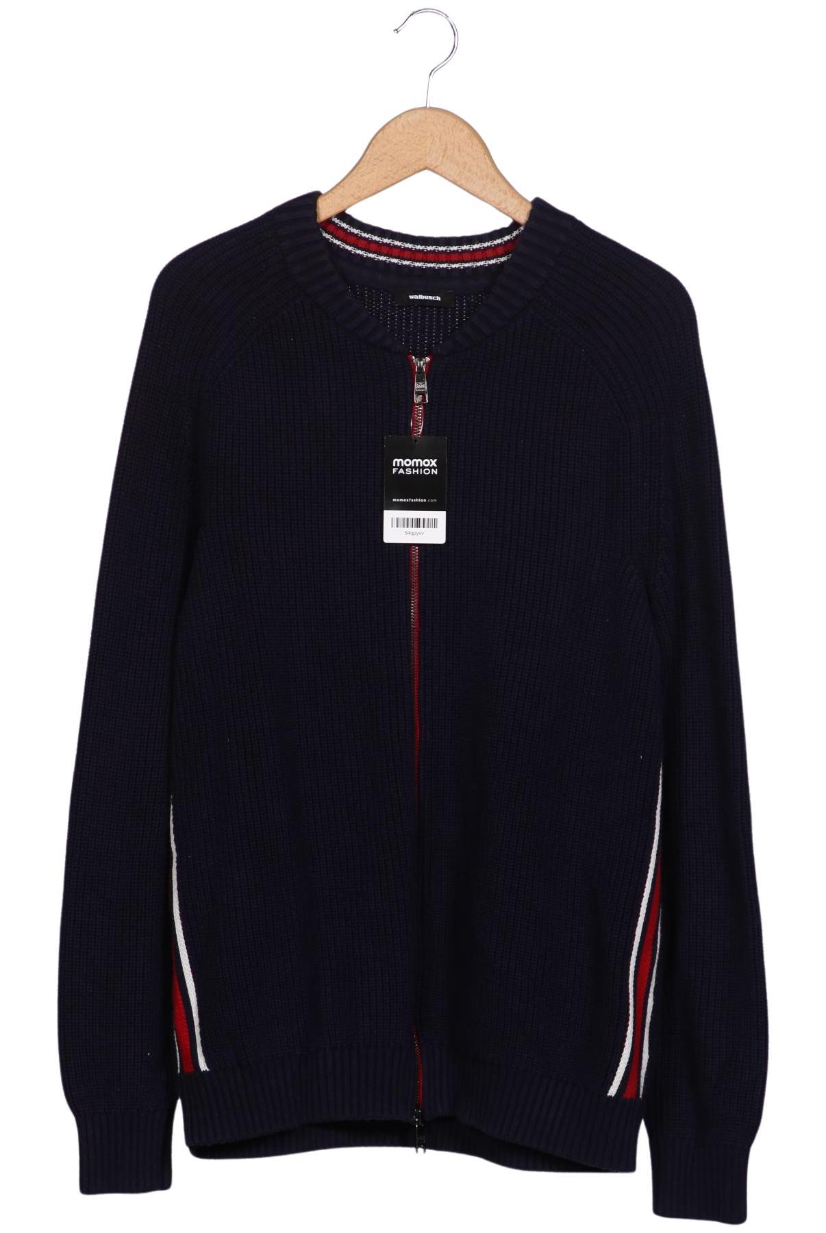 

Walbusch Herren Strickjacke, marineblau, Gr. 56