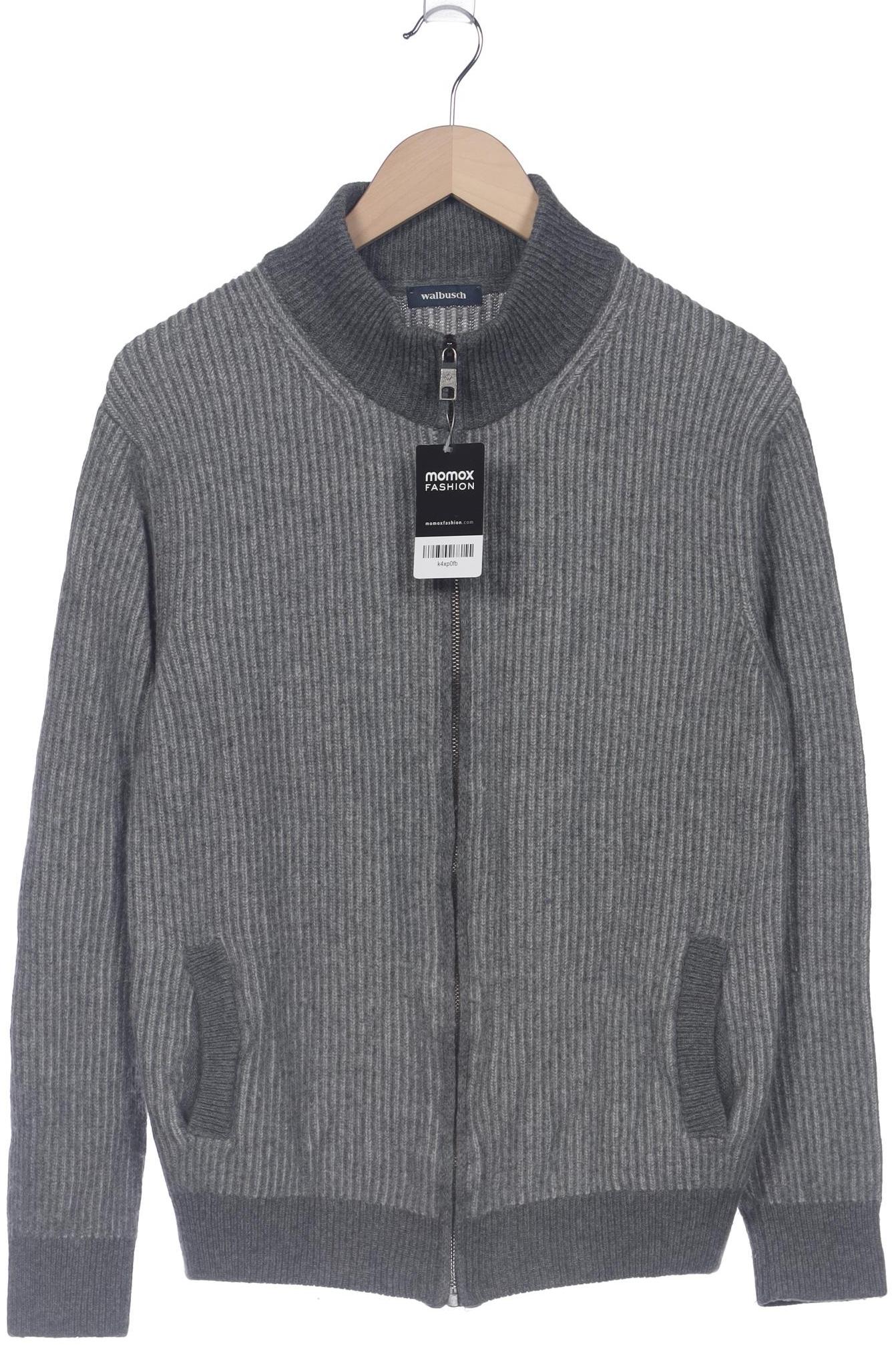 

Walbusch Herren Strickjacke, grau, Gr. 52