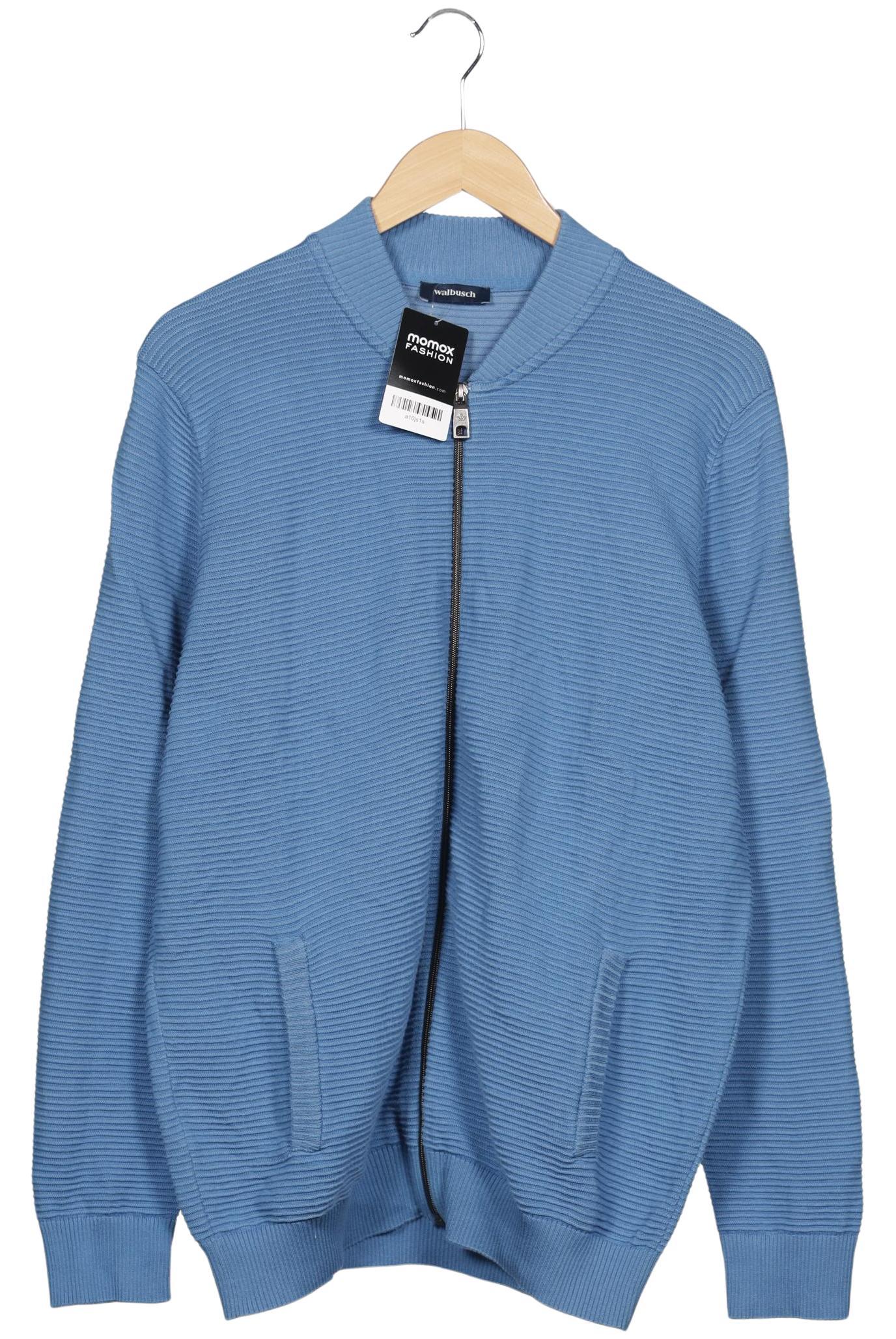 Thumbnail - Walbusch Herren Strickjacke, hellblau, Gr. 52