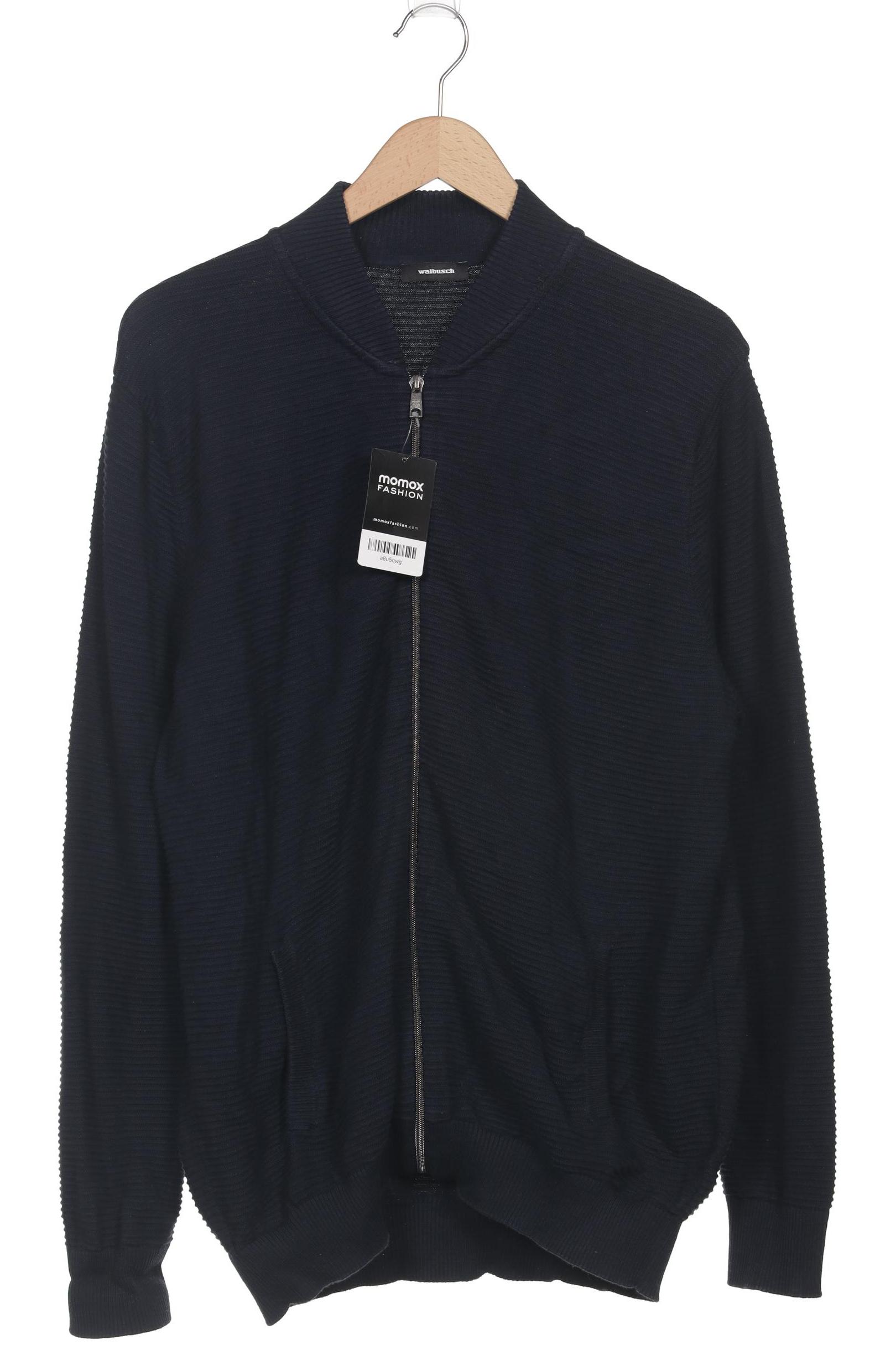 

Walbusch Herren Strickjacke, marineblau, Gr. 54