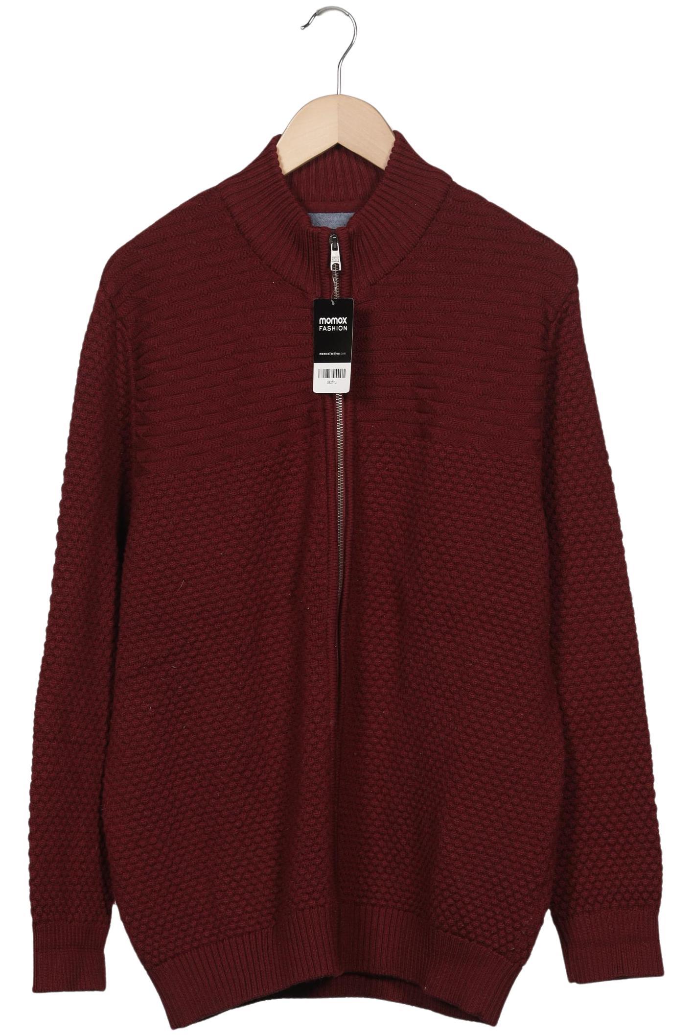 

Walbusch Herren Strickjacke, bordeaux, Gr. 56