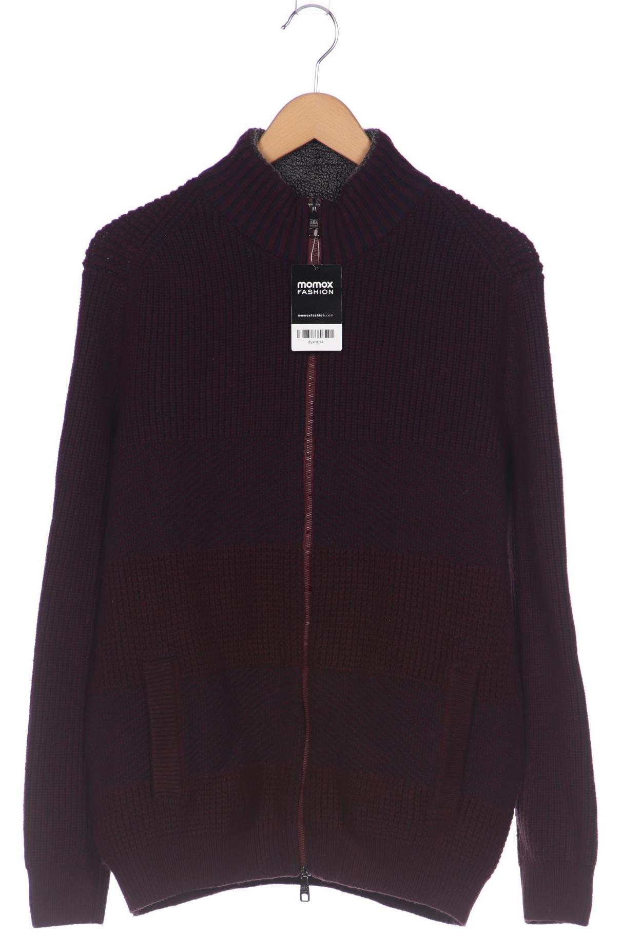 

Walbusch Herren Strickjacke, bordeaux, Gr. 52