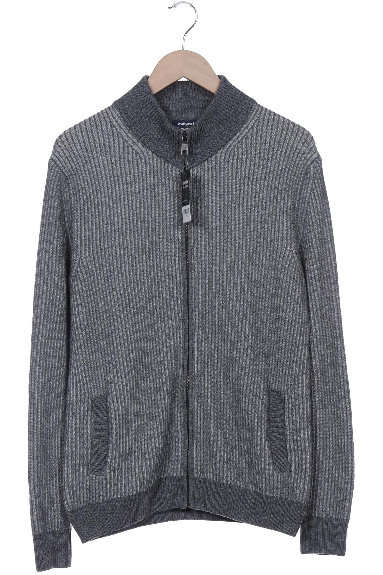 

Walbusch Herren Strickjacke, grau, Gr. 48