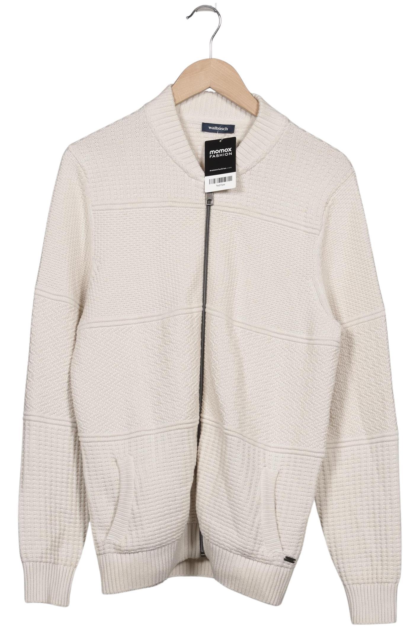

Walbusch Herren Strickjacke, cremeweiß, Gr. 48