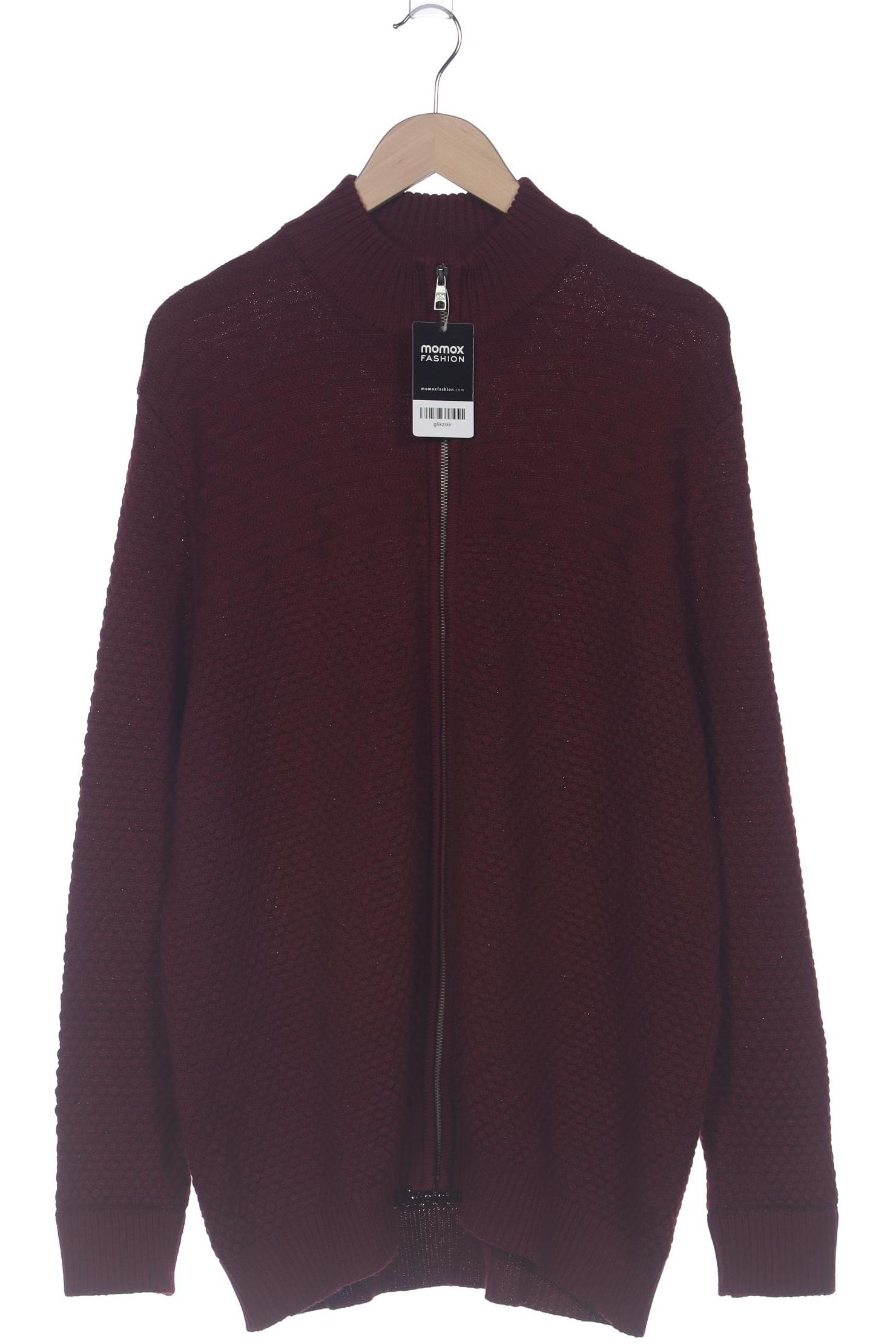 

Walbusch Herren Strickjacke, bordeaux, Gr. 58