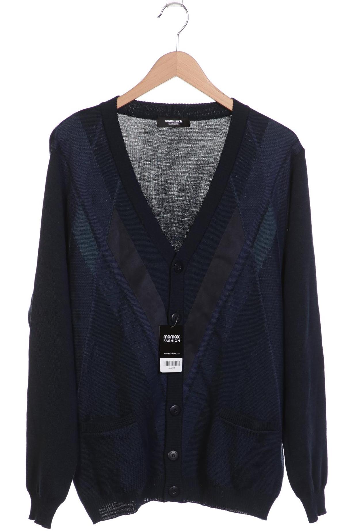 

Walbusch Herren Strickjacke, marineblau, Gr. 54