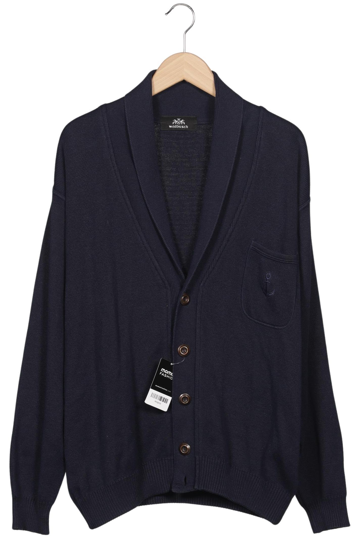 

Walbusch Herren Strickjacke, marineblau, Gr. 54