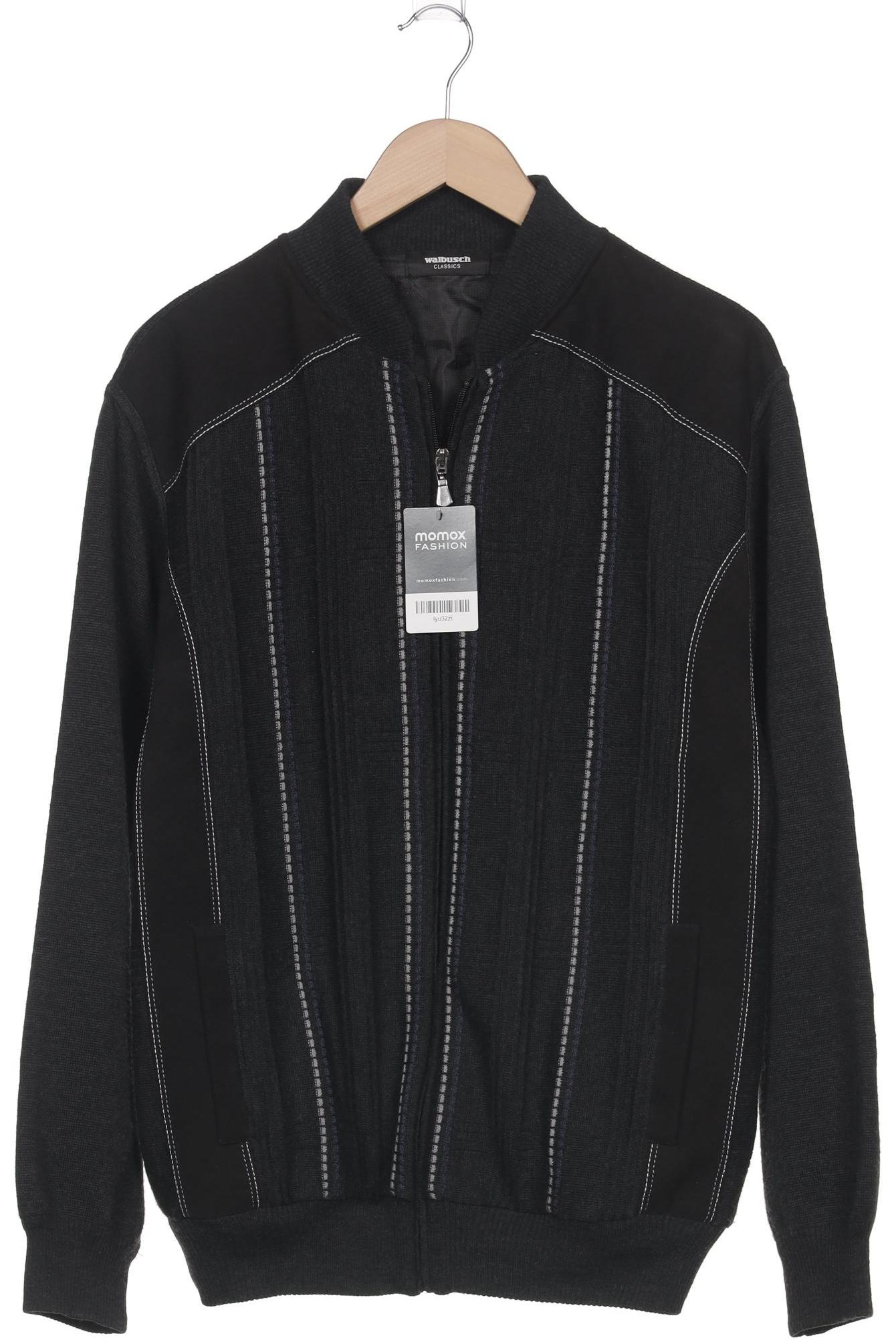 

Walbusch Herren Strickjacke, schwarz, Gr. 52