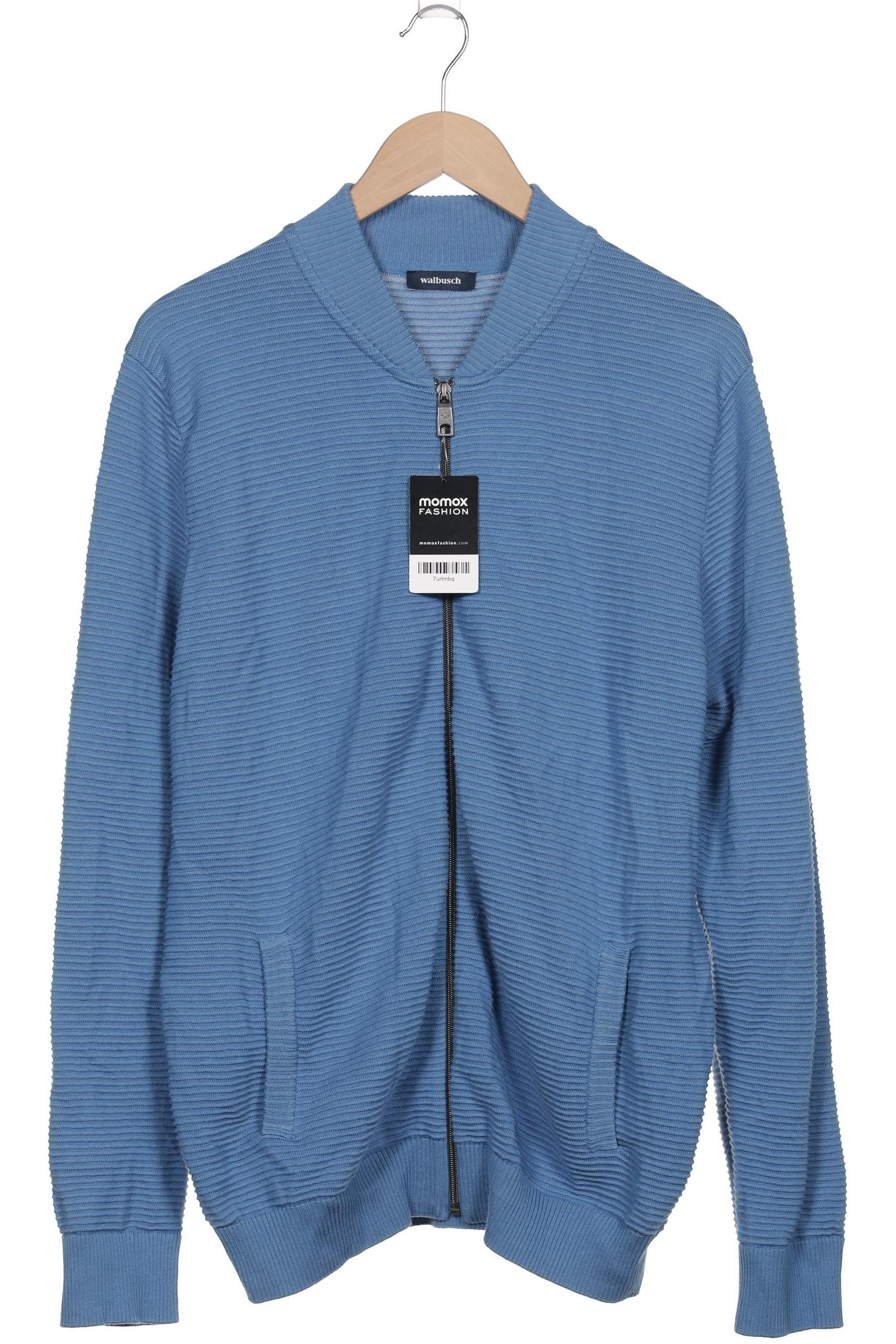 

Walbusch Herren Strickjacke, blau, Gr. 54