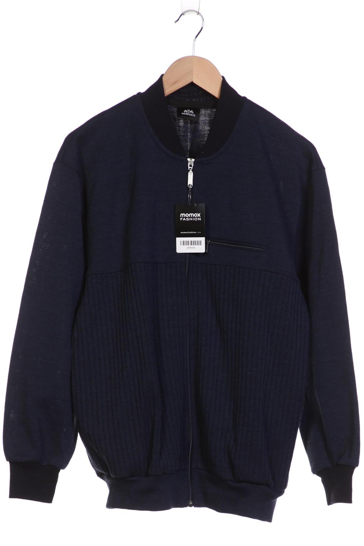 

Walbusch Herren Strickjacke, marineblau, Gr. 52