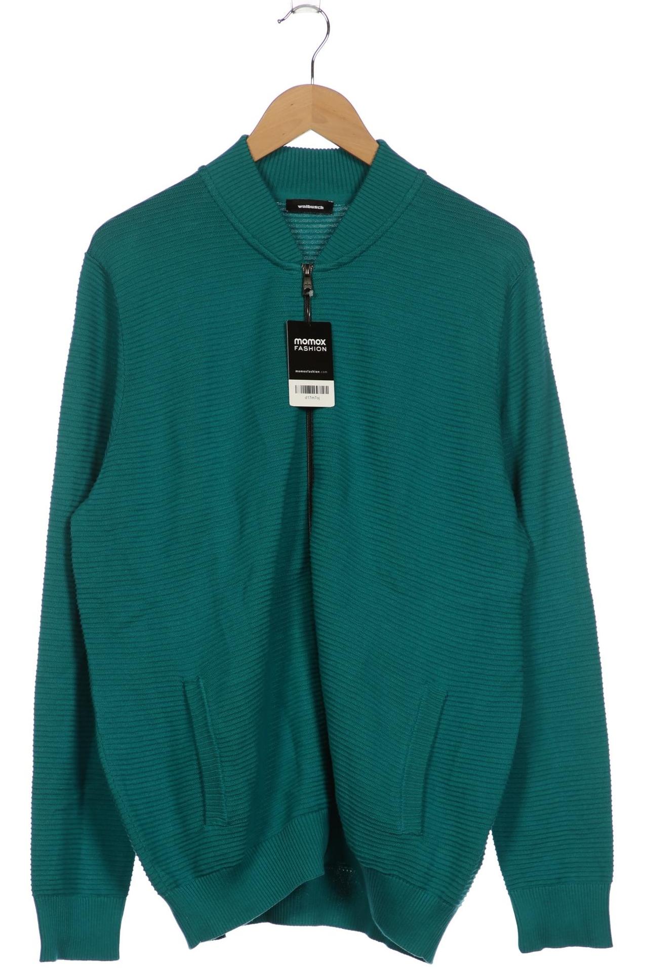 Thumbnail - Walbusch Herren Strickjacke, türkis, Gr. 52