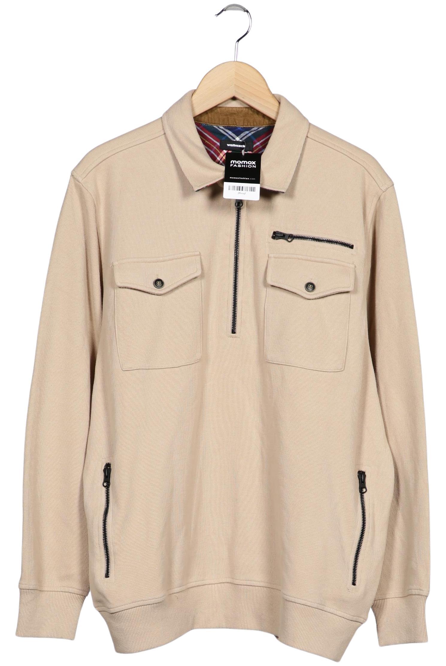 Thumbnail - Walbusch Herren Sweatshirt, beige, Gr. 54