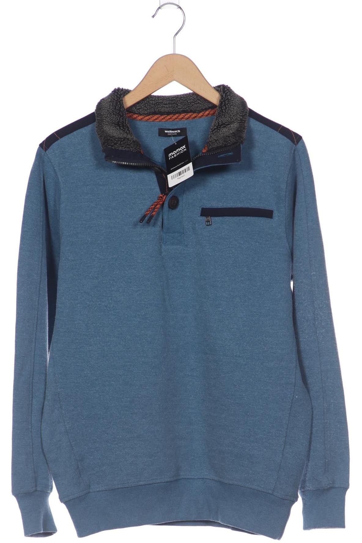 Thumbnail - Walbusch Herren Sweatshirt, blau, Gr. 48