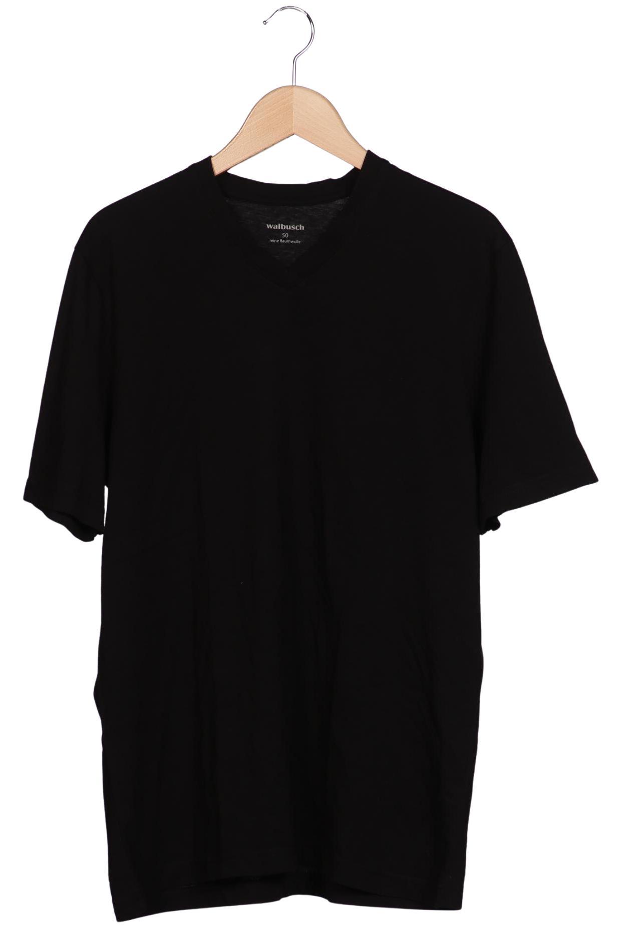 Thumbnail - Walbusch Herren T-Shirt, schwarz, Gr. 50