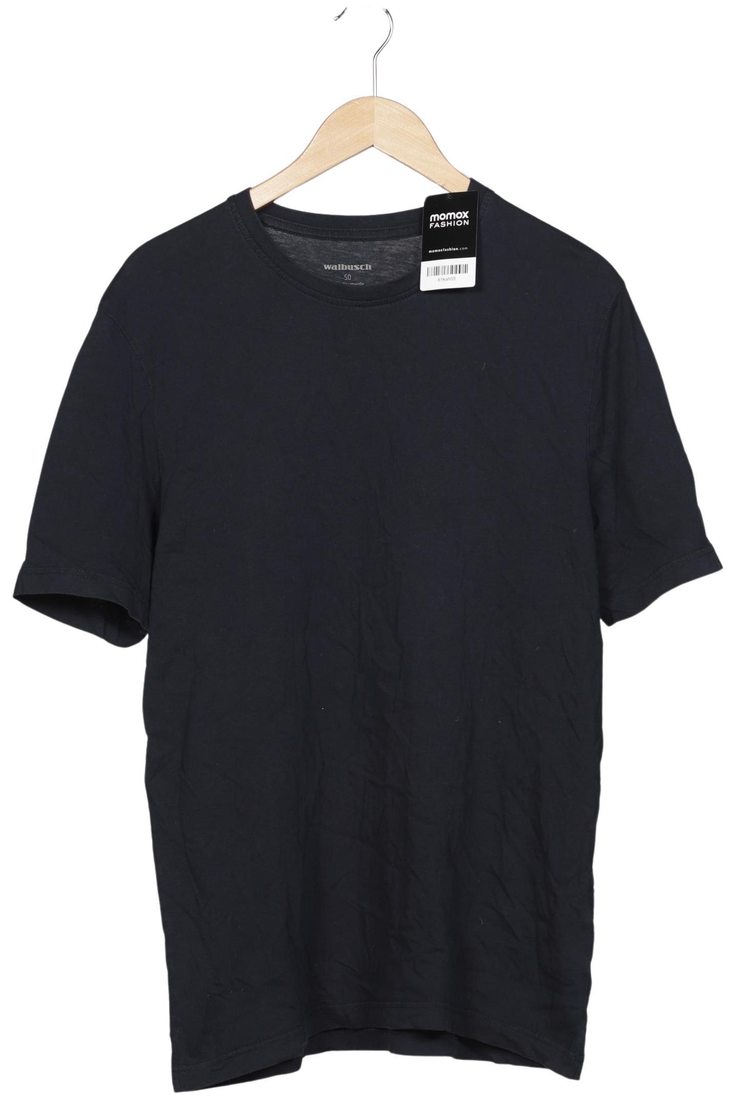 Thumbnail - Walbusch Herren T-Shirt, marineblau, Gr. 50