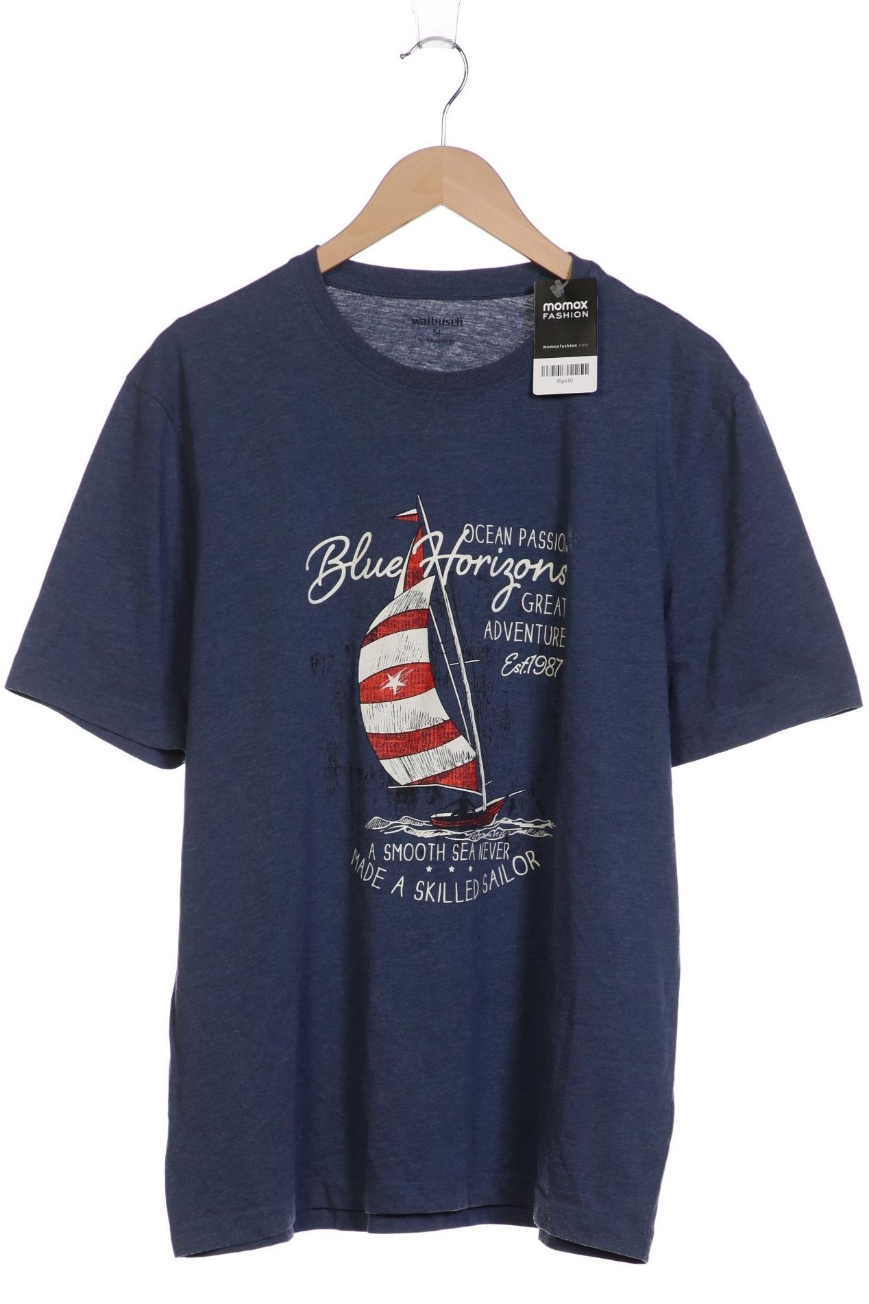 

Walbusch Herren T-Shirt, blau, Gr. 54