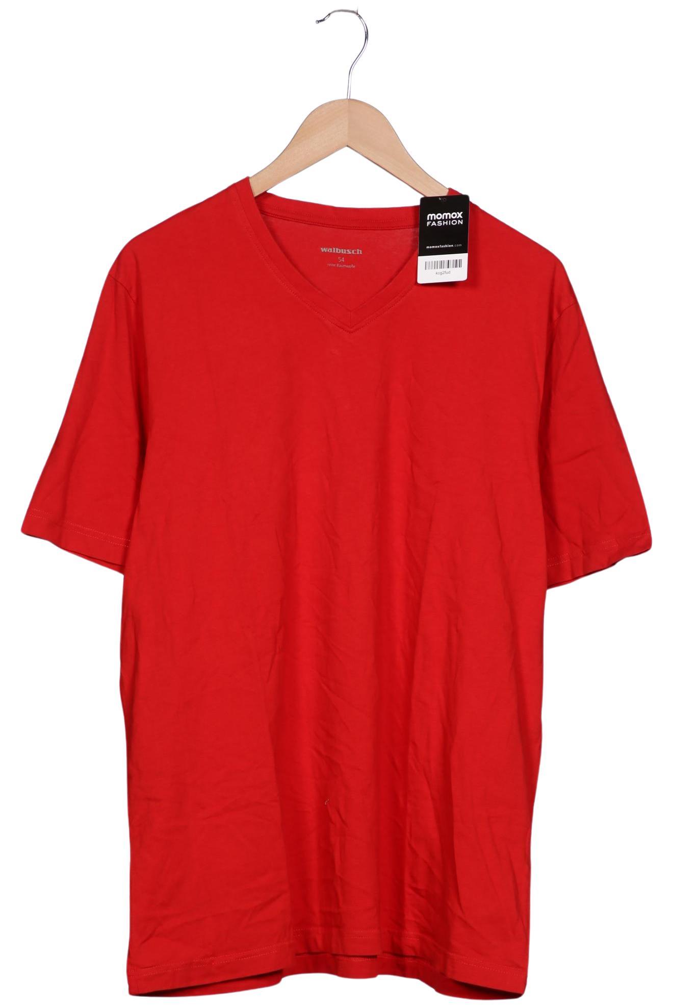 Thumbnail - Walbusch Herren T-Shirt, rot, Gr. 54