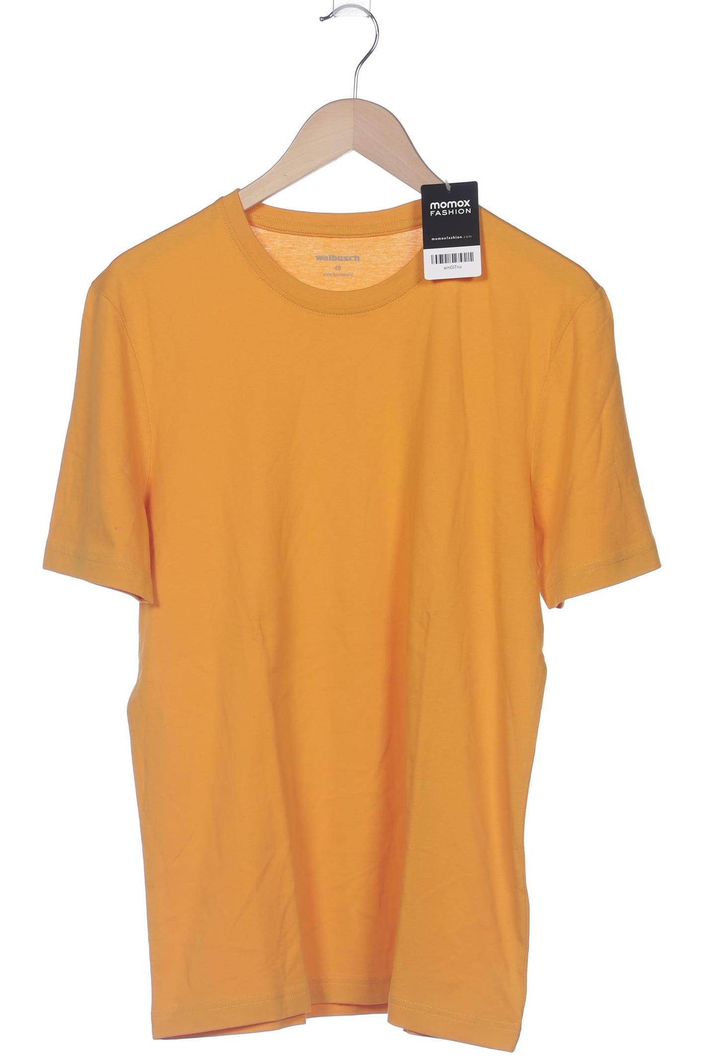 Thumbnail - Walbusch Herren T-Shirt, orange, Gr. 48