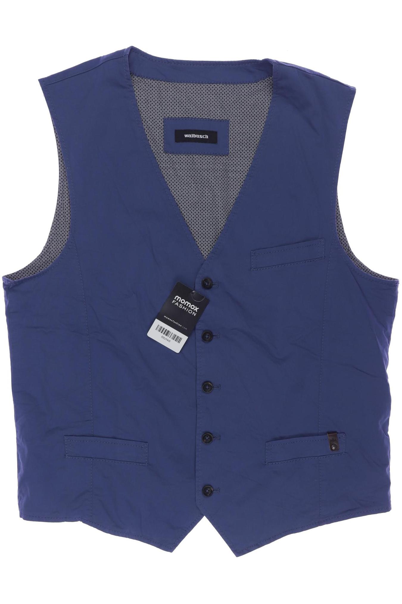 

Walbusch Herren Weste, blau, Gr. 50