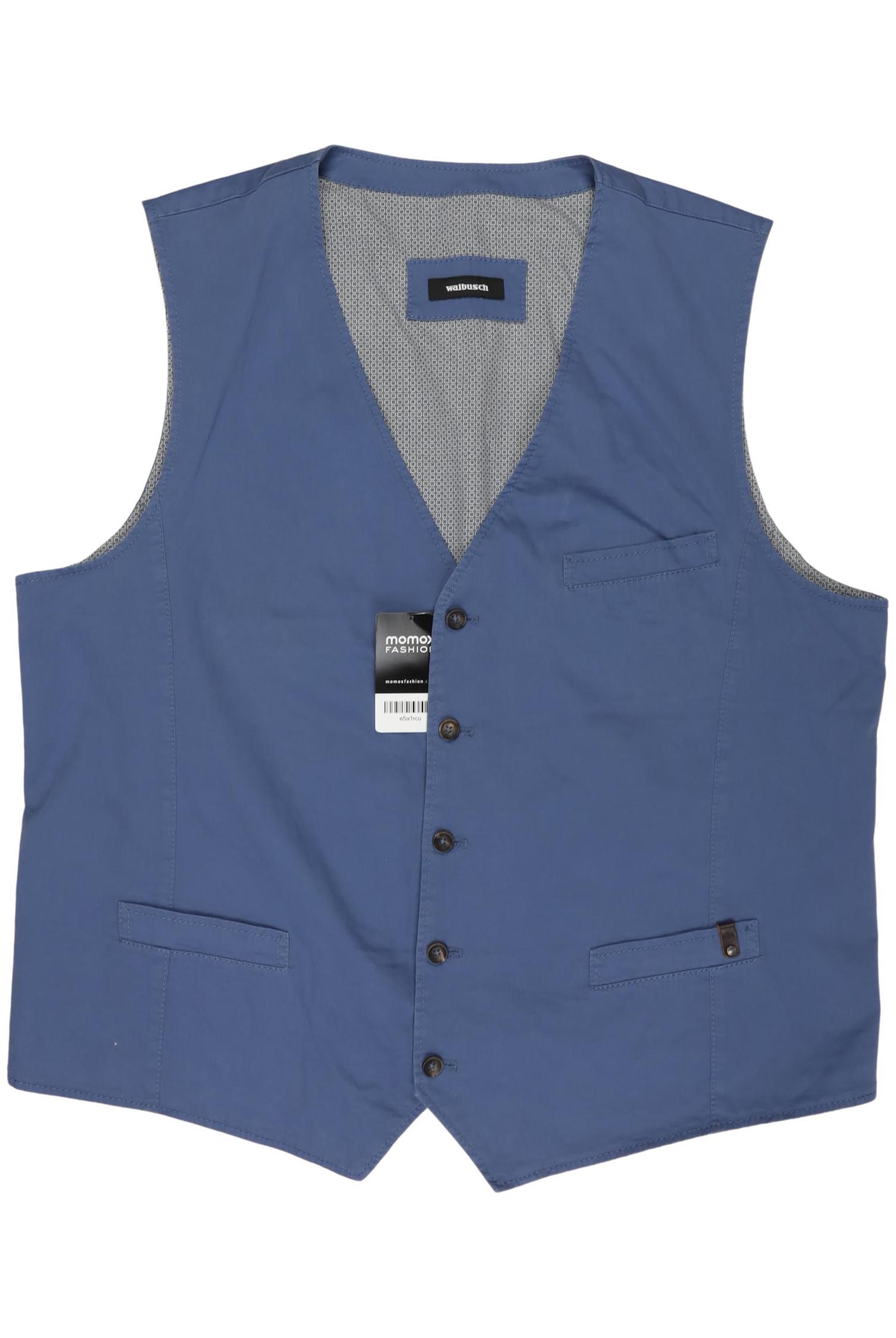 

Walbusch Herren Weste, blau, Gr. 62