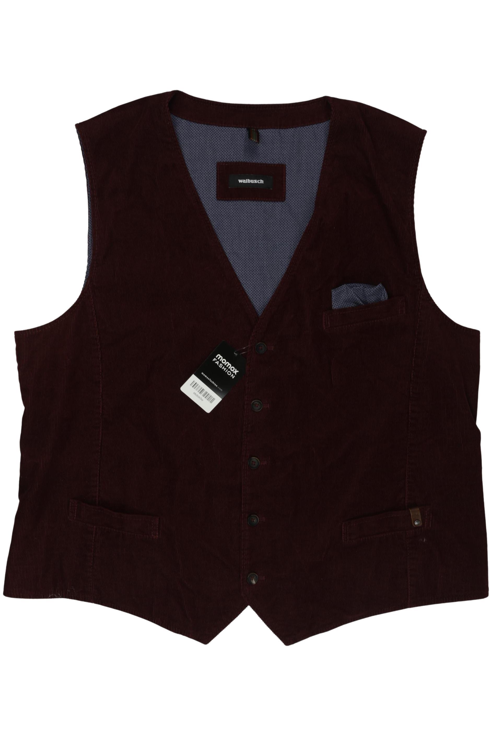 

Walbusch Herren Weste, bordeaux, Gr. 29