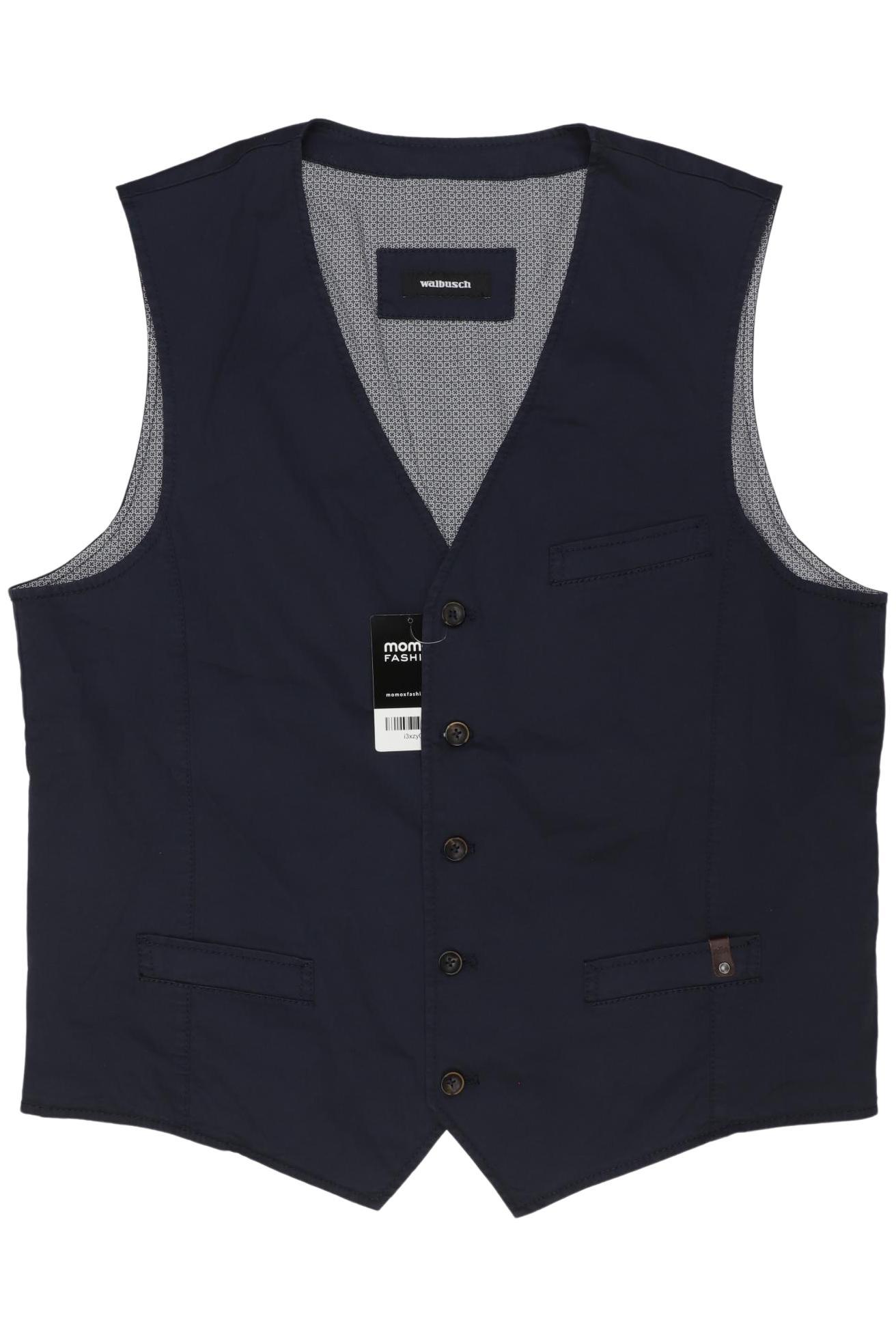 

Walbusch Herren Weste, marineblau, Gr. 52