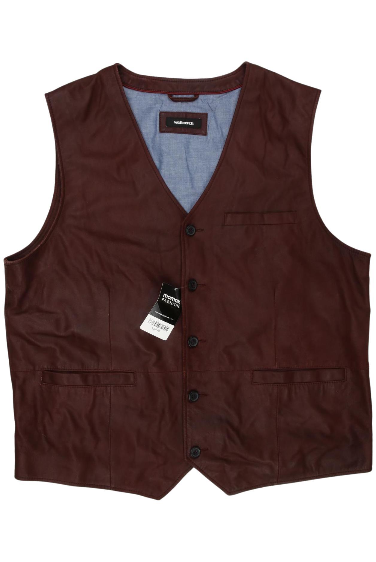 

Walbusch Herren Weste, bordeaux, Gr. 56