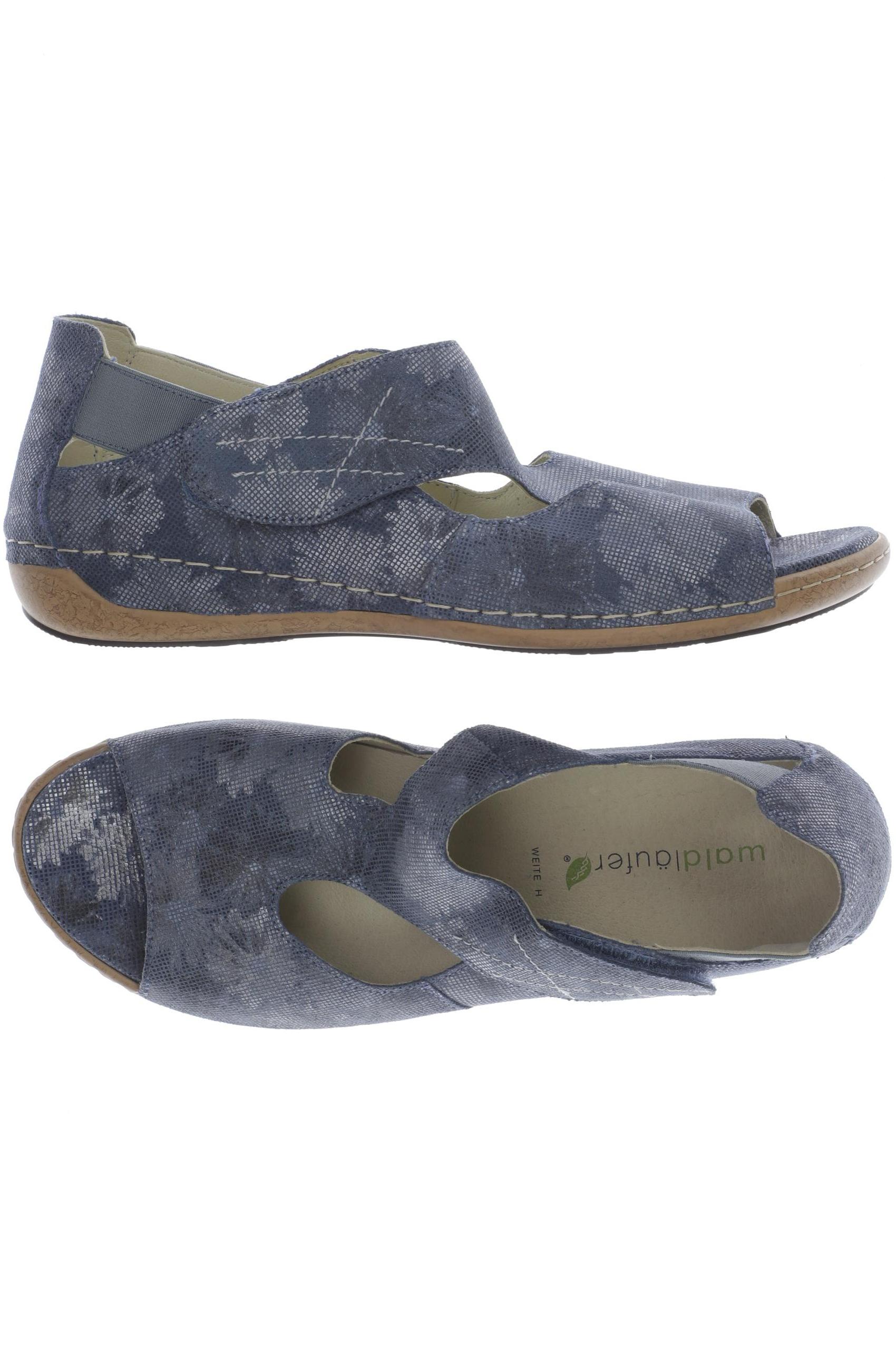 

waldläufer Damen Sandale, blau, Gr. 6.5