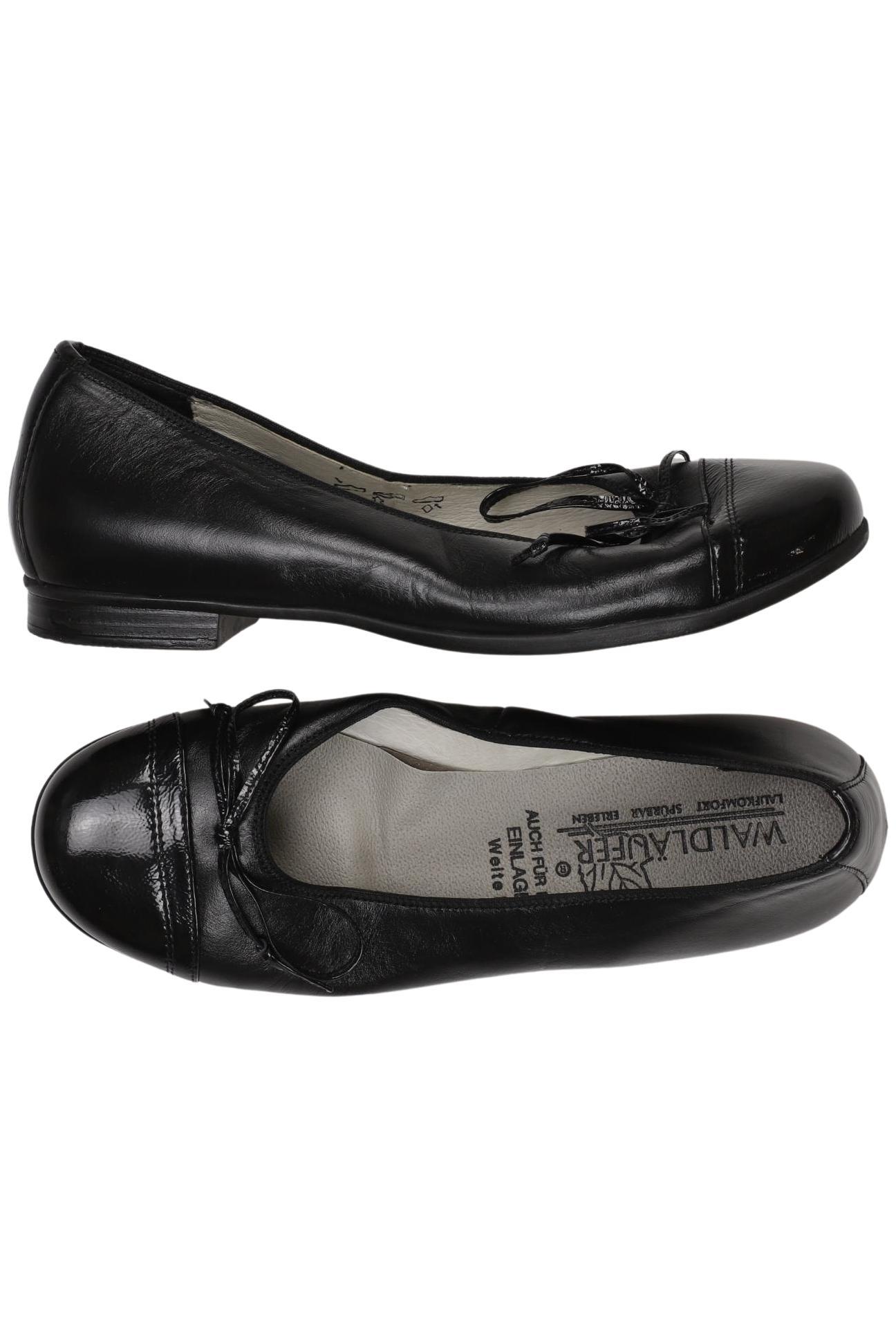 

waldläufer Damen Ballerinas, schwarz, Gr. 5