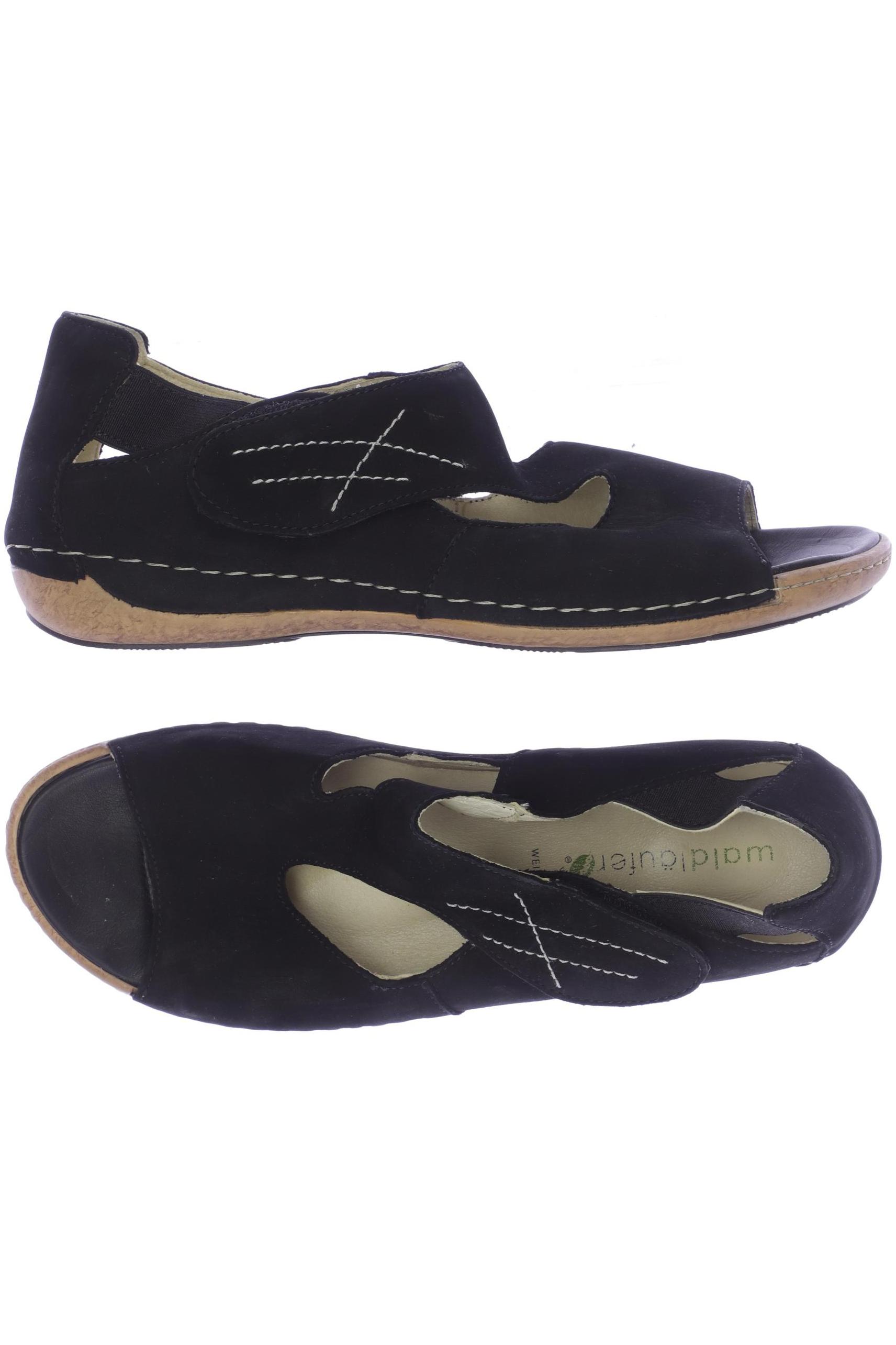 

waldläufer Damen Sandale, schwarz, Gr. 5