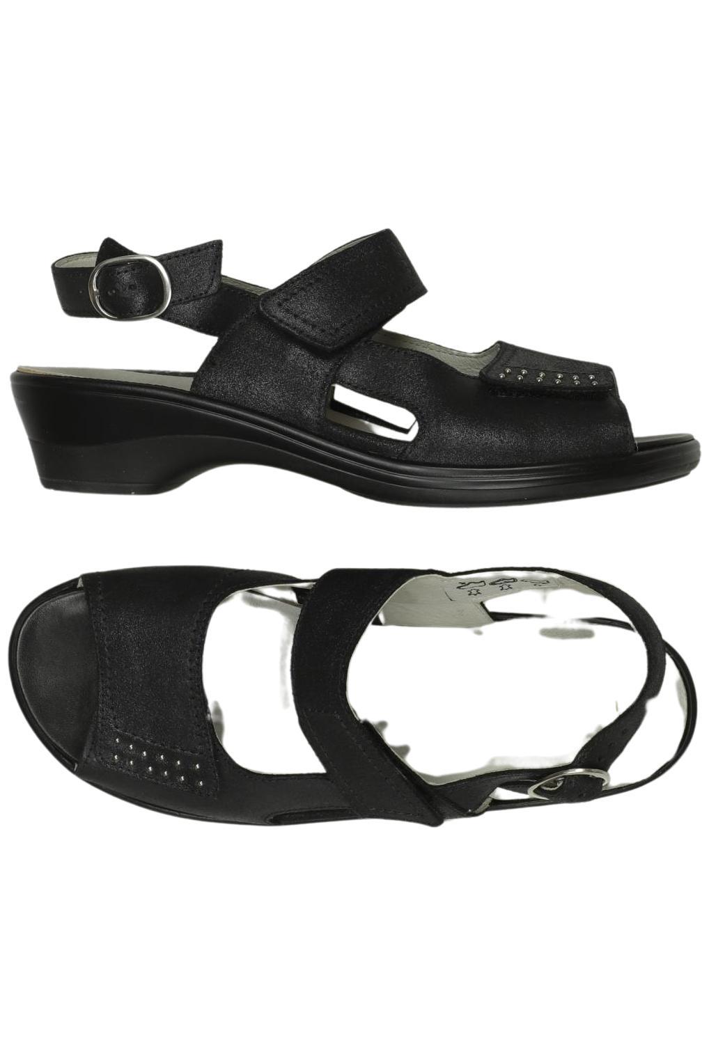 

waldläufer Damen Sandale, schwarz, Gr. 5.5