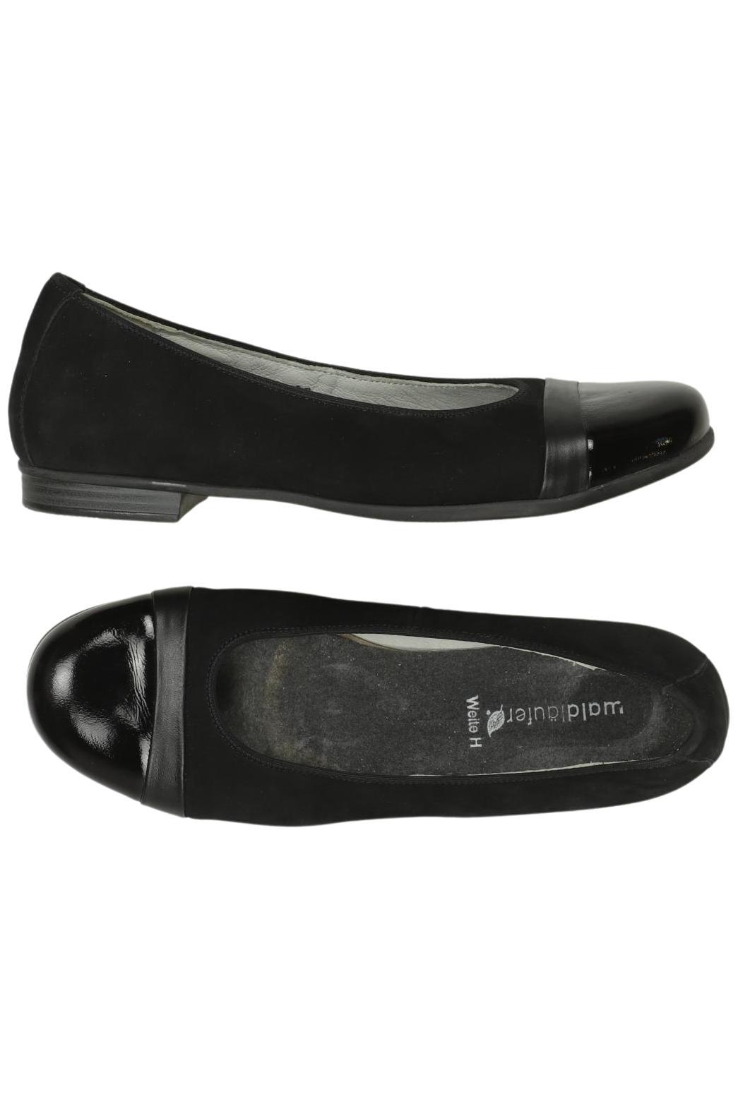 

waldläufer Damen Ballerinas, schwarz, Gr. 7