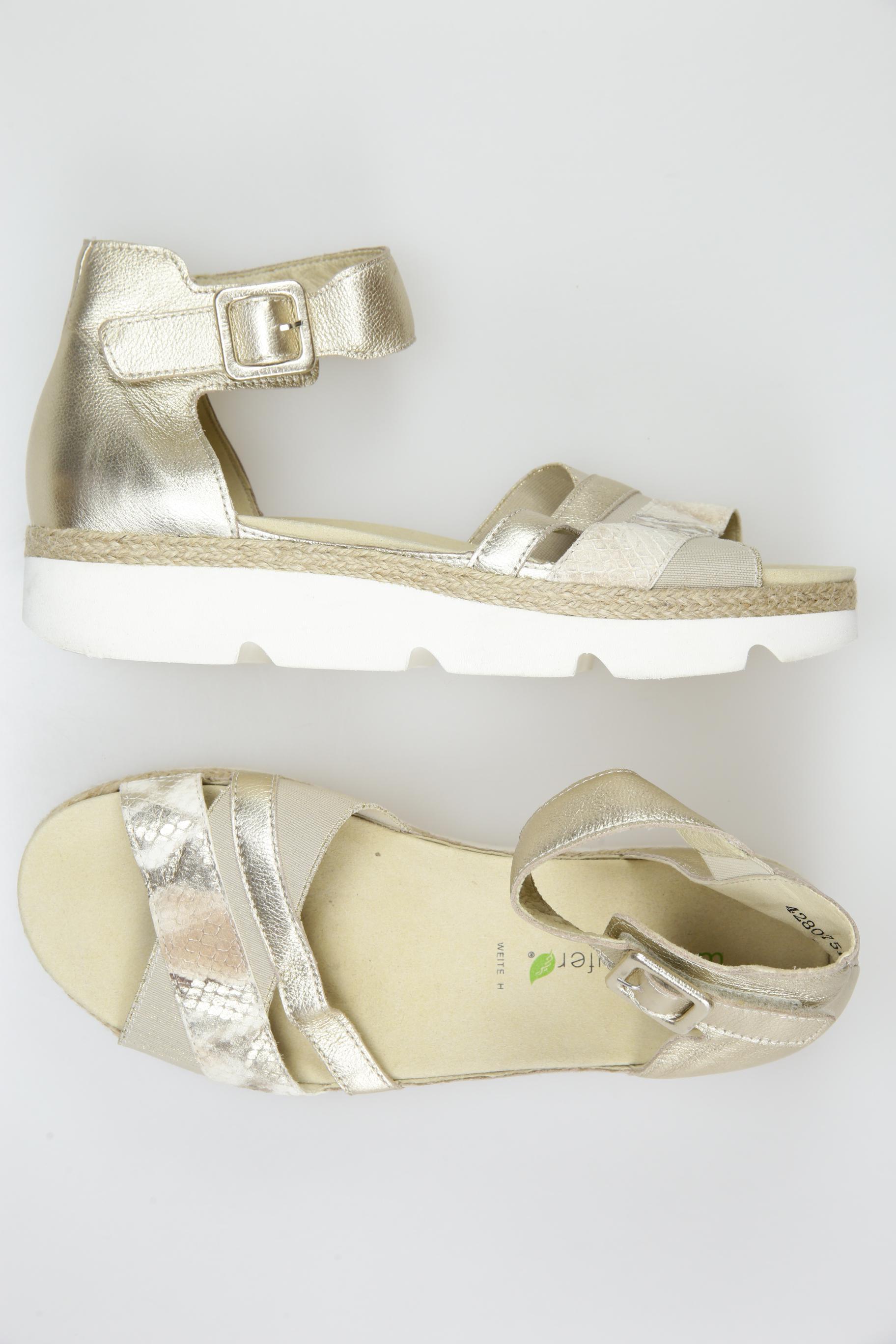 

waldläufer Damen Sandale, beige, Gr. 5.5