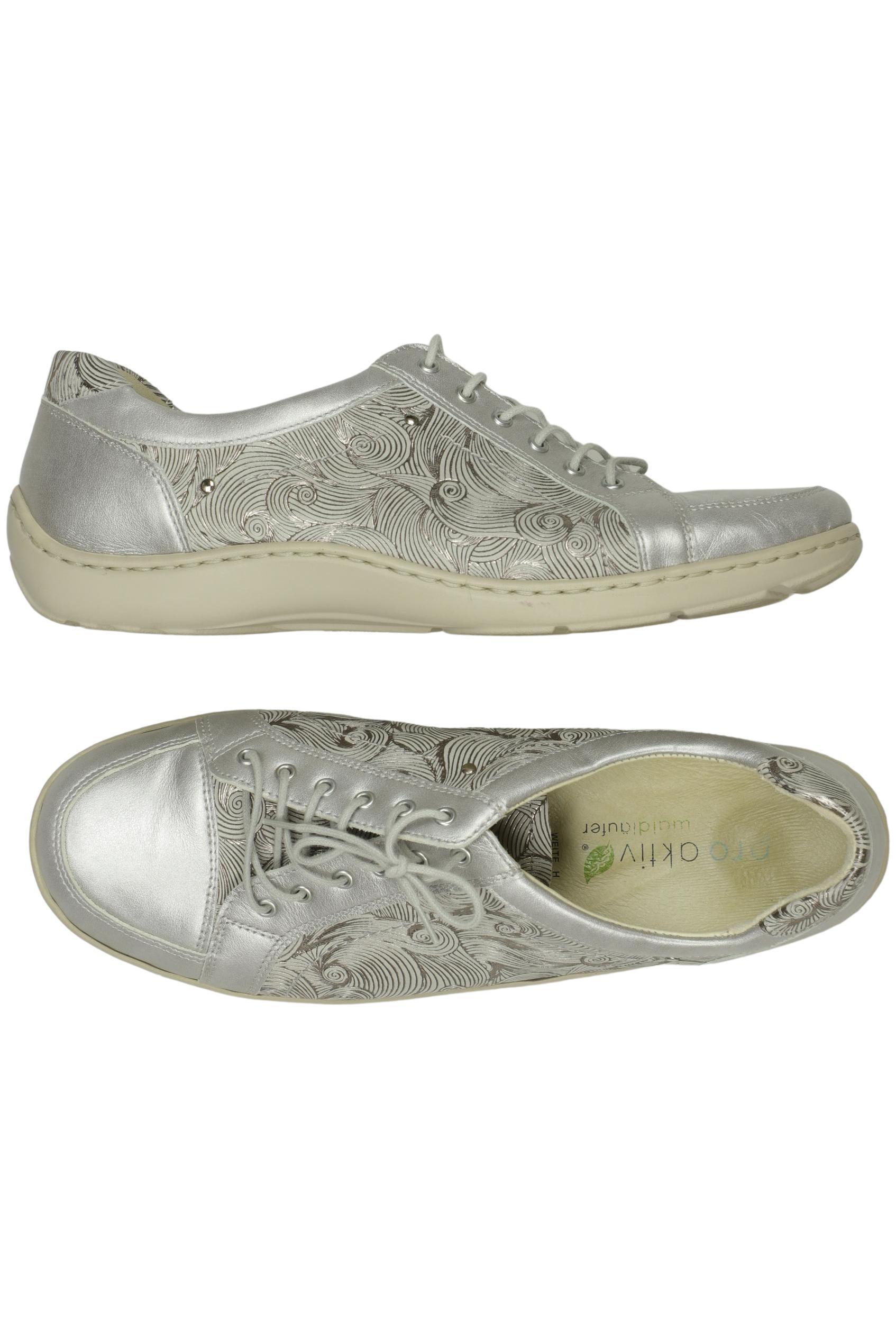 

waldläufer Damen Halbschuh, silber, Gr. 7.5