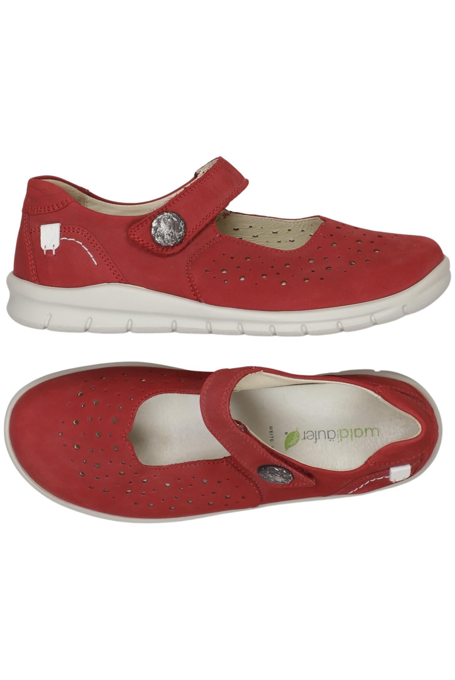 

waldläufer Damen Ballerinas, rot, Gr. 5.5