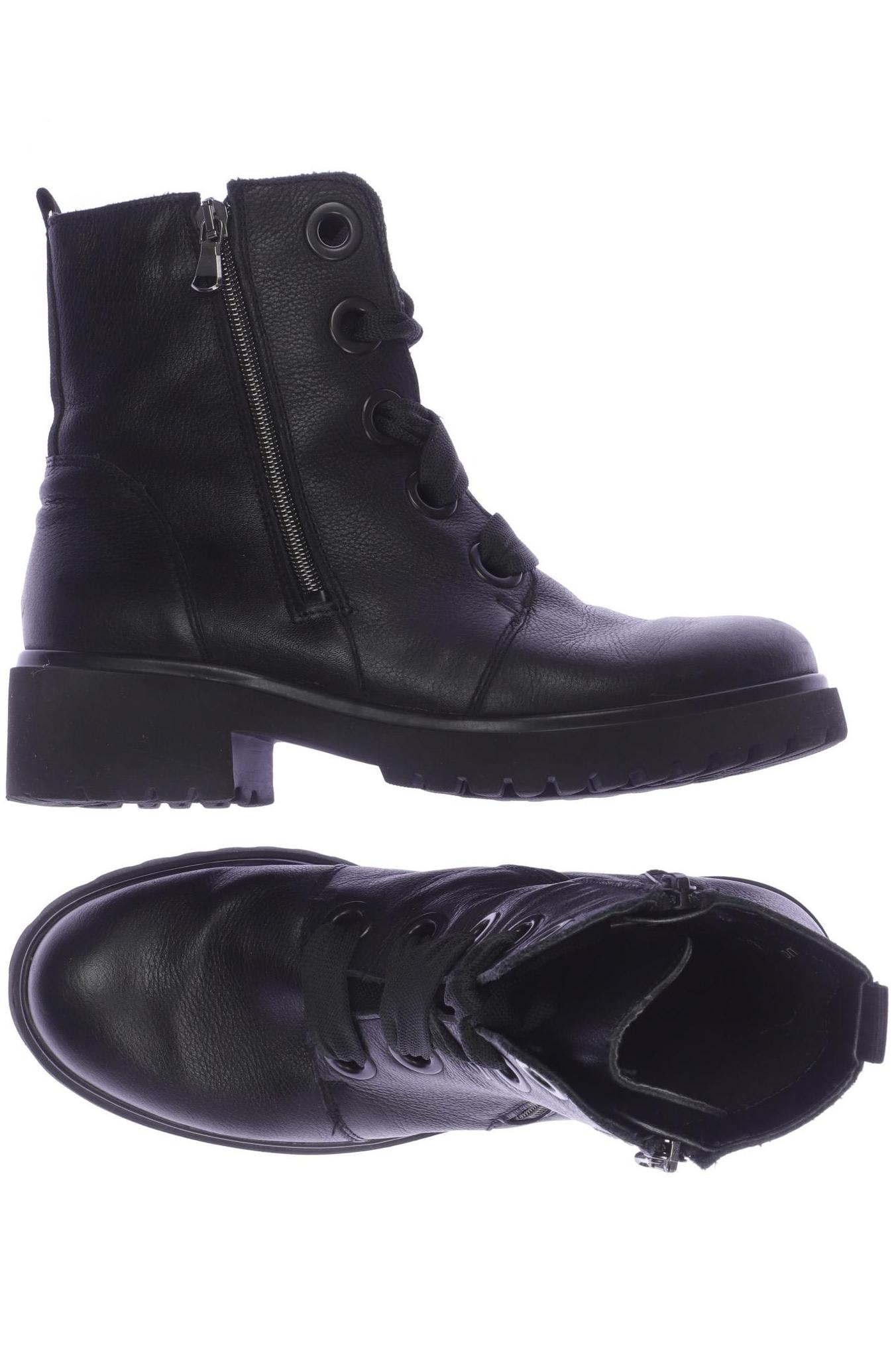 

waldläufer Damen Stiefelette, schwarz, Gr. 5