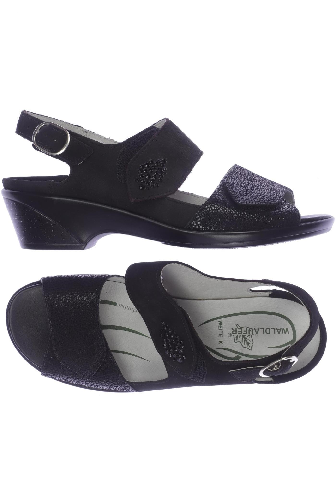 

waldläufer Damen Sandale, schwarz, Gr. 6.5