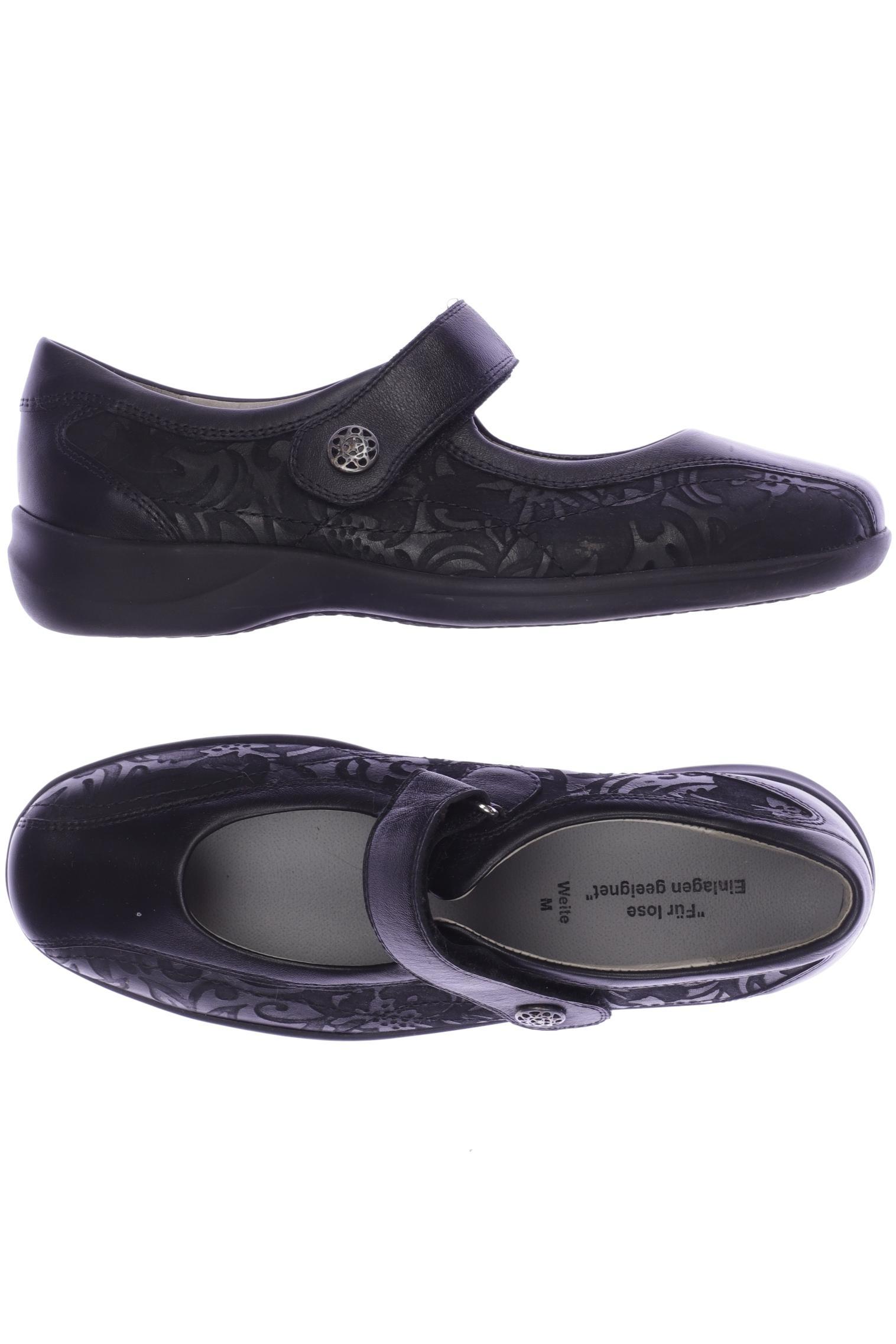 

waldläufer Damen Ballerinas, schwarz, Gr. 6