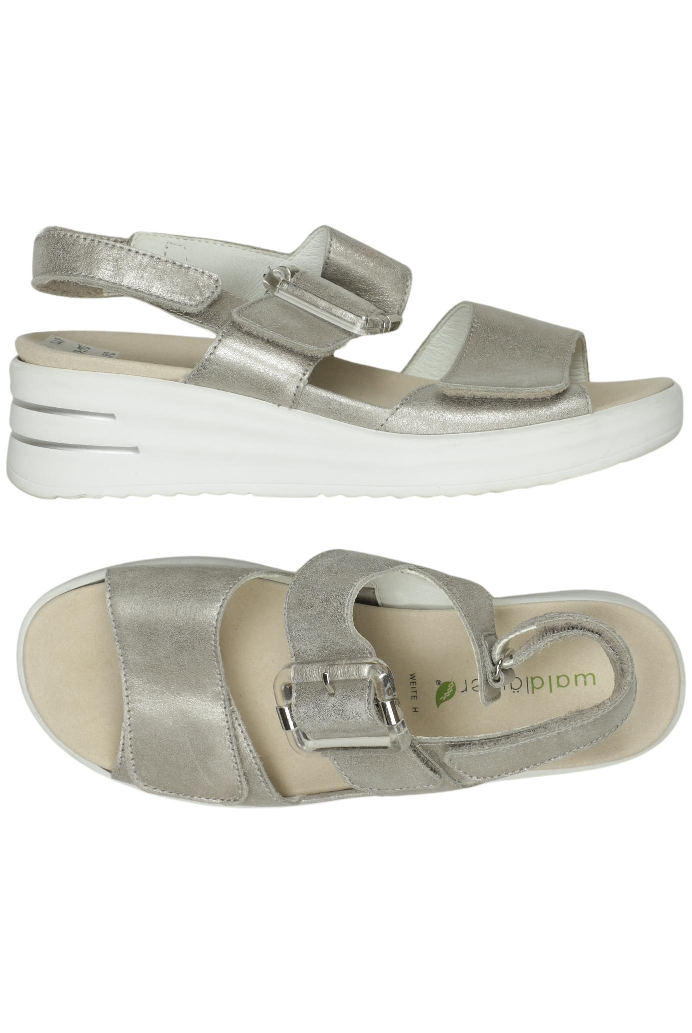 

waldläufer Damen Sandale, silber, Gr. 6