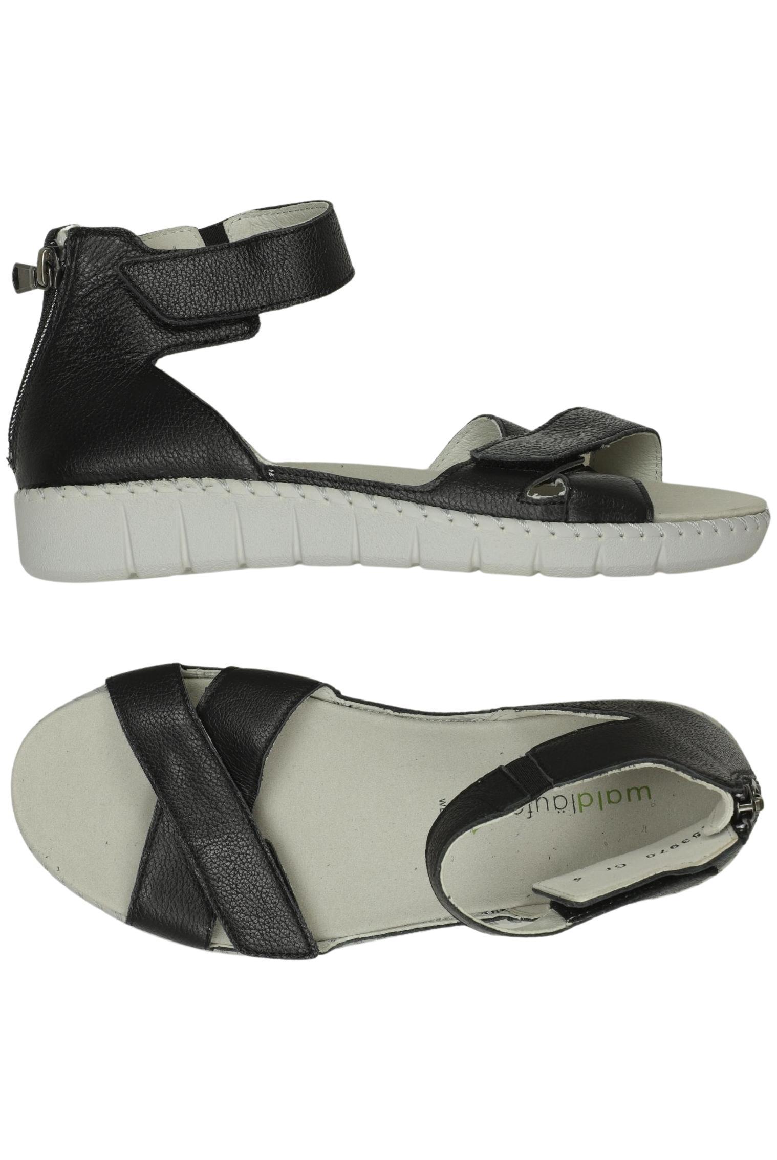 

waldläufer Damen Sandale, schwarz, Gr. 4