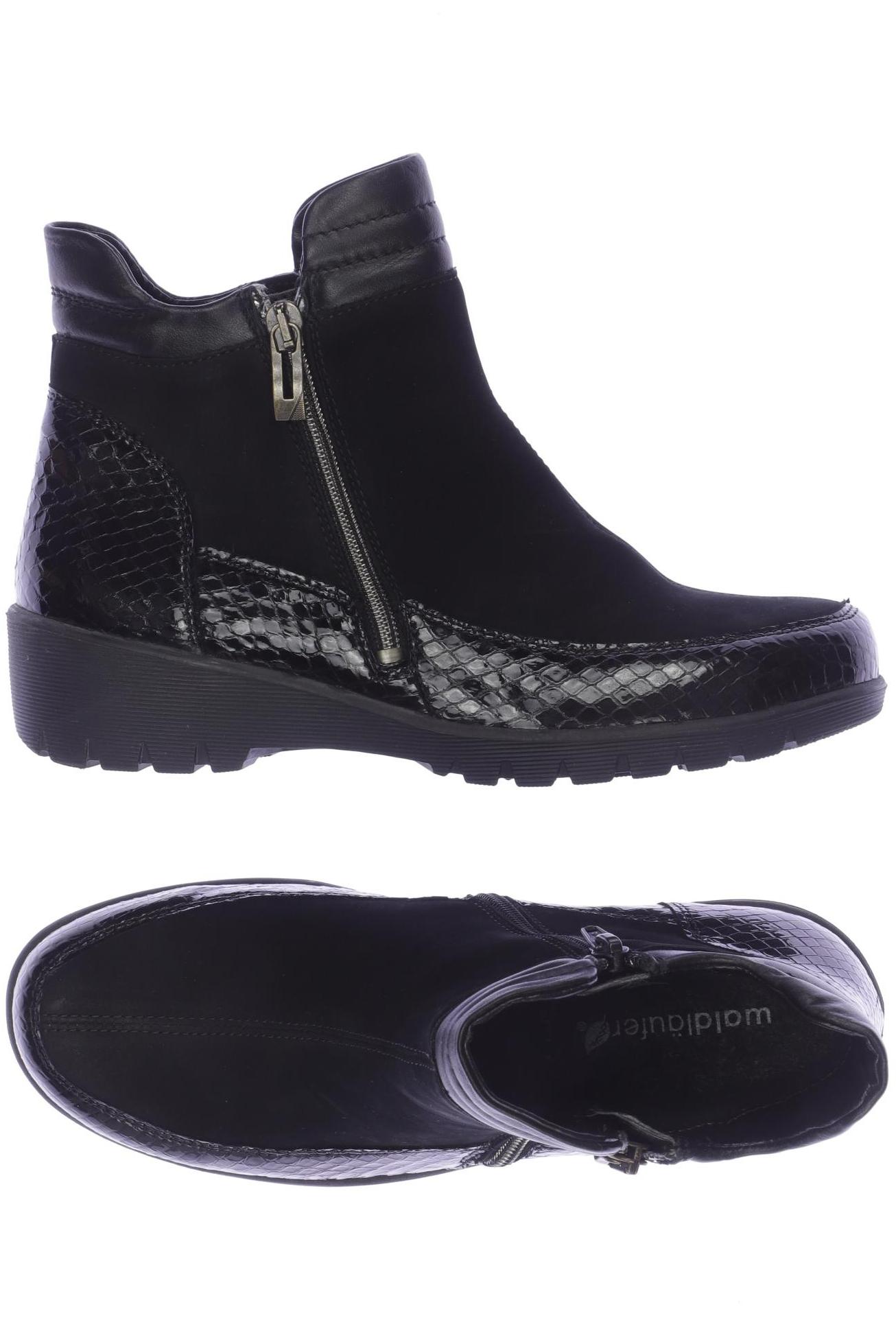 

waldläufer Damen Stiefelette, schwarz, Gr. 5.5